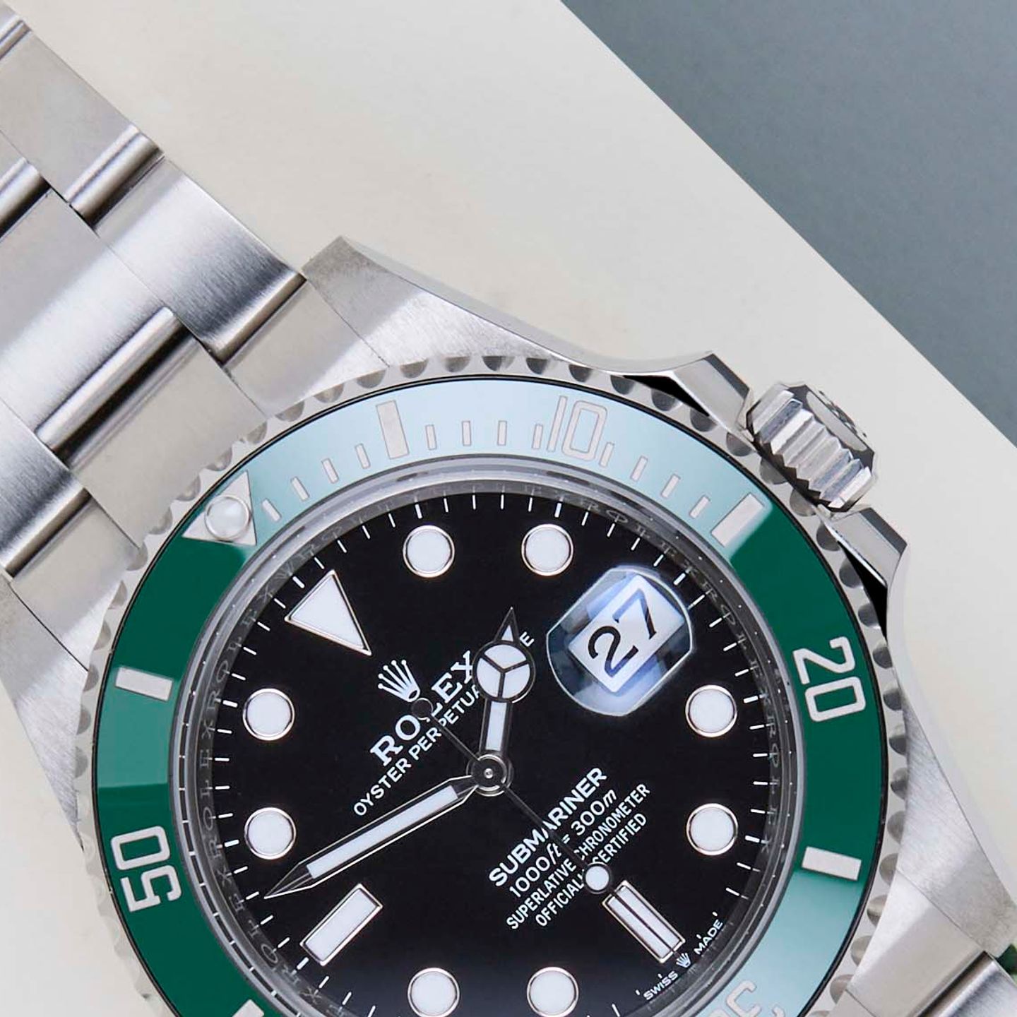 Rolex Submariner Date 126610LV (2024) - Zwart wijzerplaat 41mm Staal (3/8)
