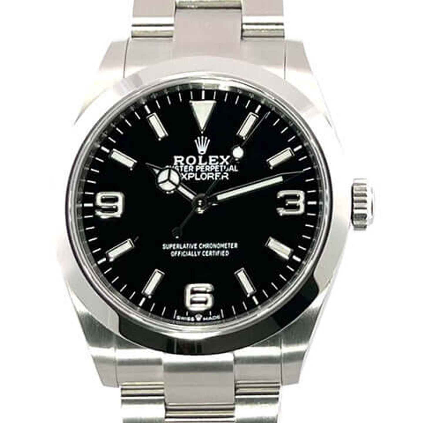 Rolex Explorer 224270 (2024) - Zwart wijzerplaat 40mm Staal (1/8)