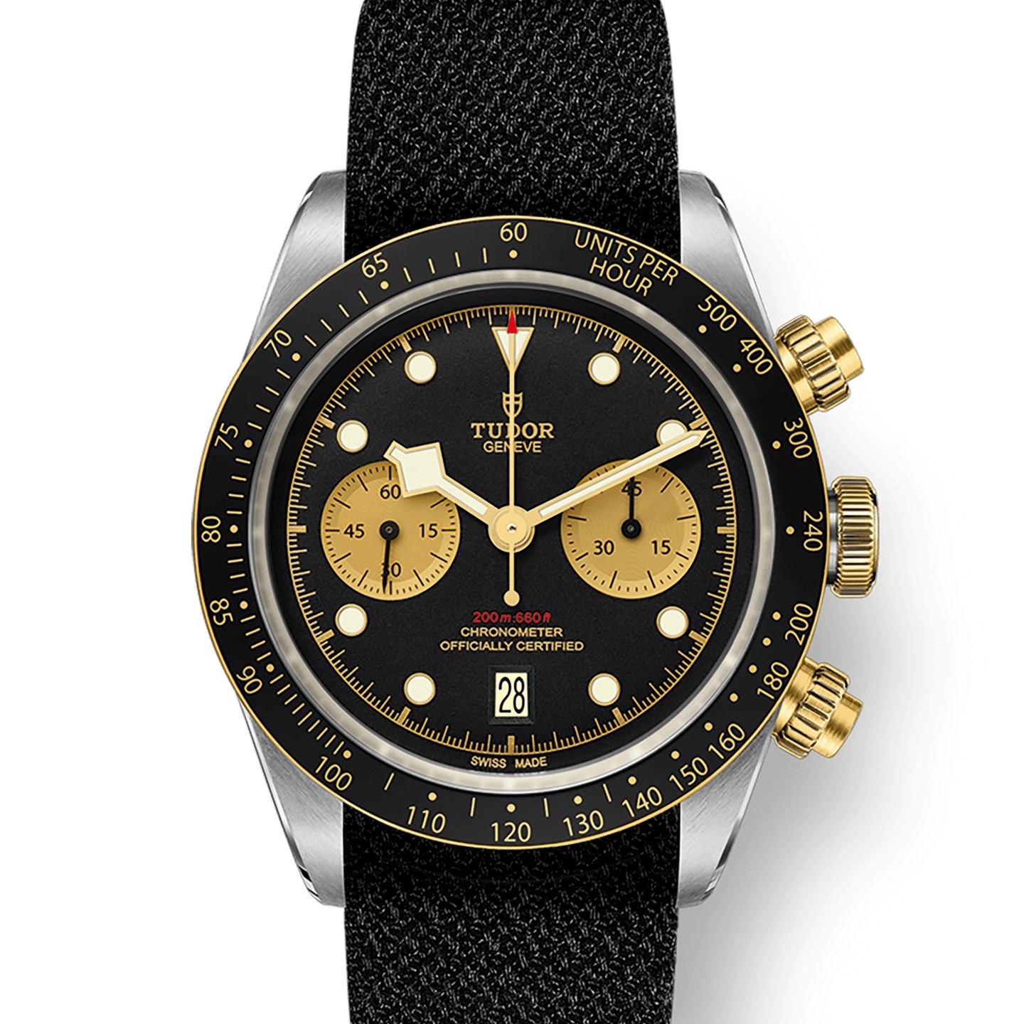 Tudor Black Bay Chrono 79363N-0003 (2024) - Black dial 41 mm Gold/Steel case (1/1)