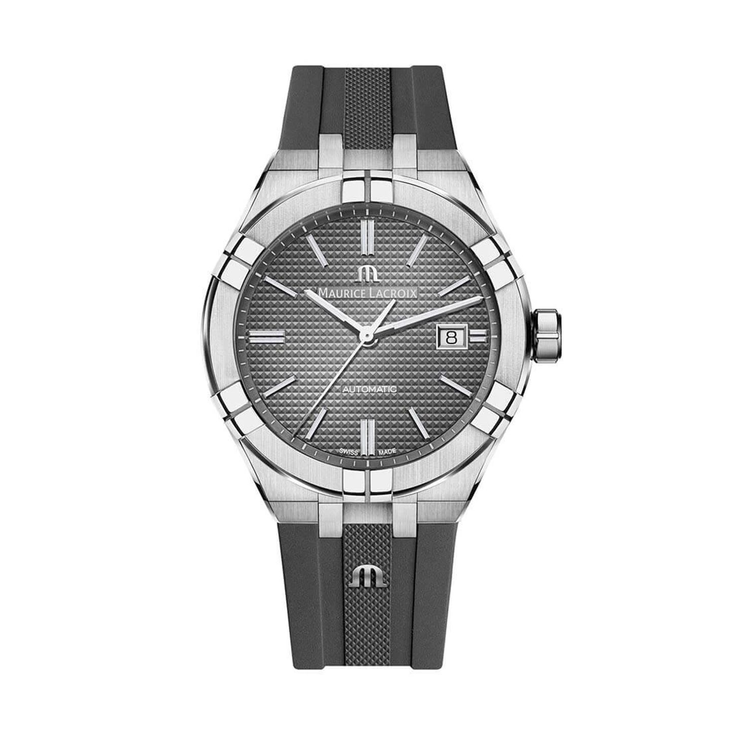 Maurice Lacroix Aikon AI6008-SS000-230-2 (2024) - Grey dial 42 mm Steel case (3/3)