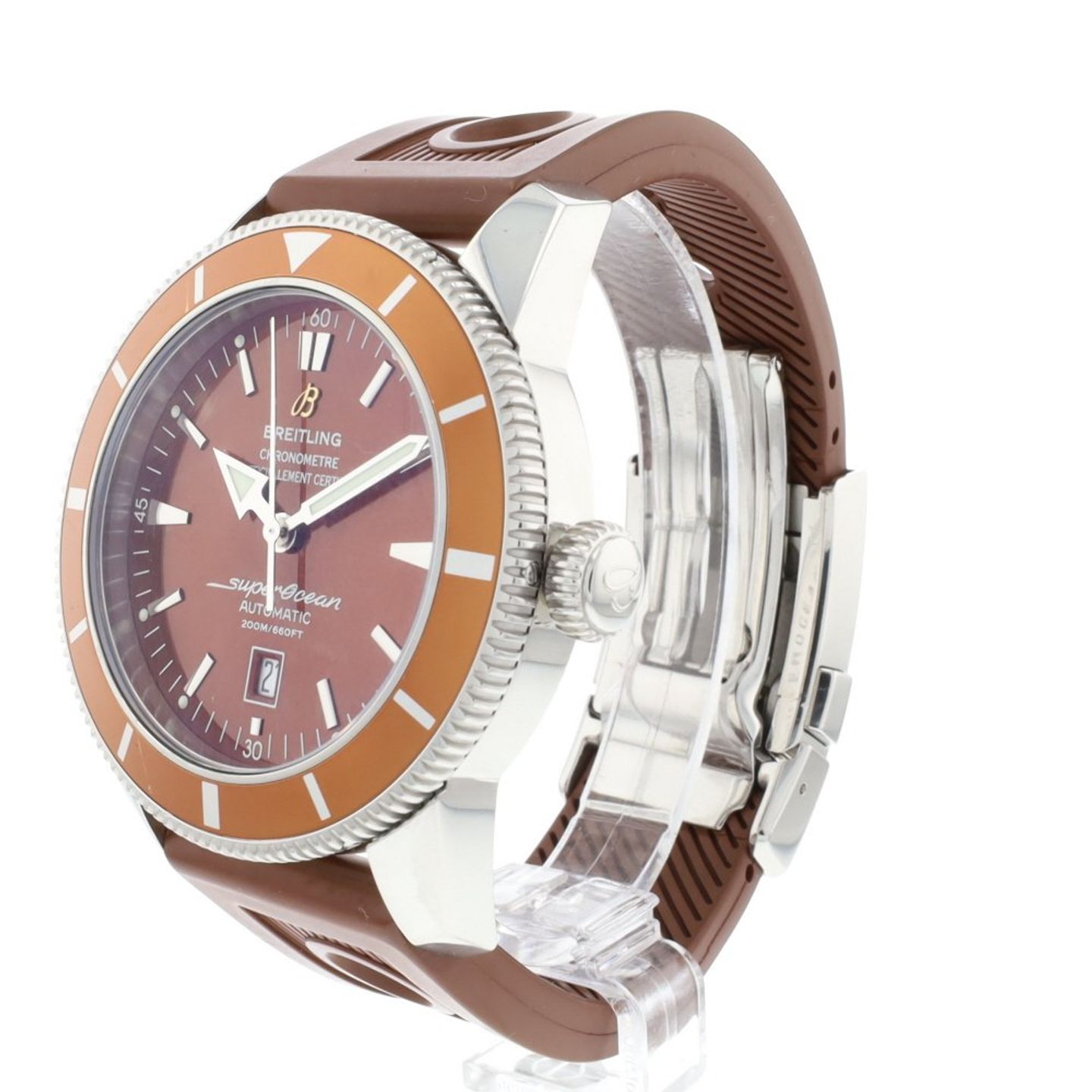 Breitling Superocean Heritage 46 A17320 (Unknown (random serial)) - Bronze dial 46 mm Steel case (2/6)
