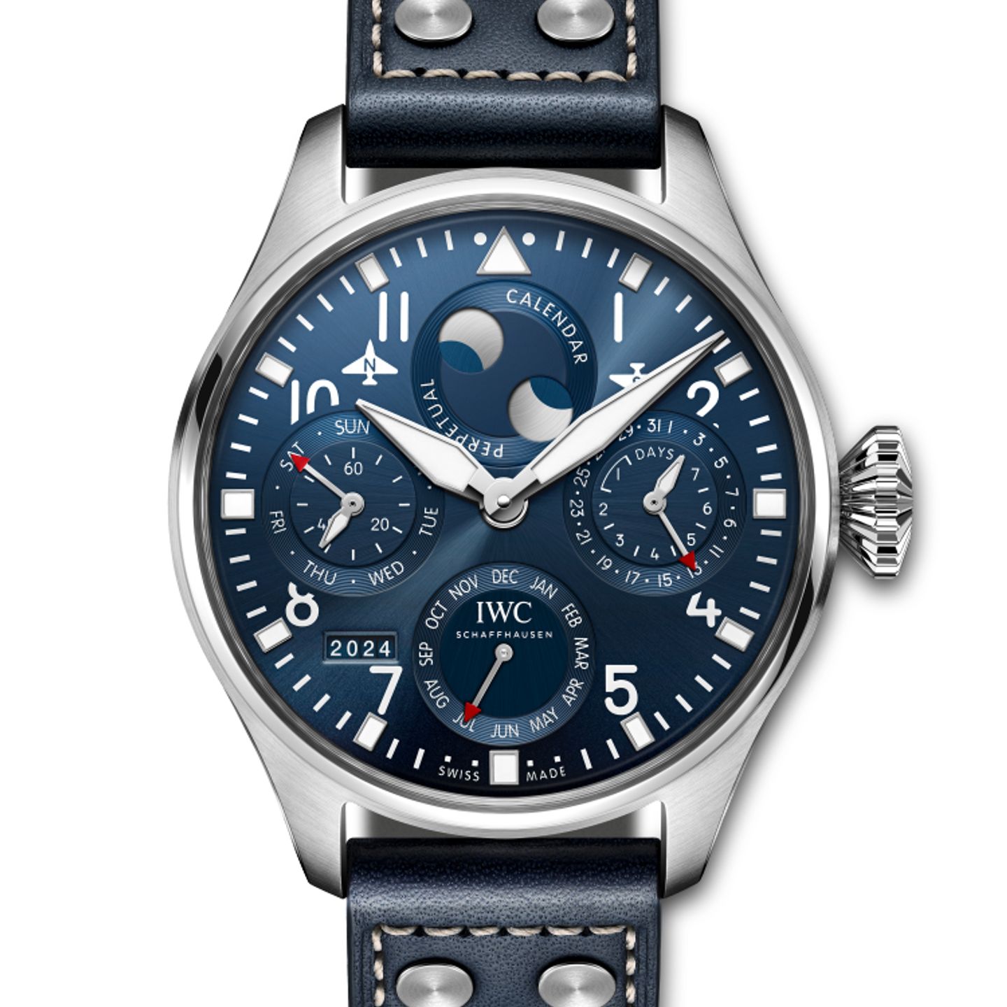 IWC Big Pilot IW503605 (2023) - Blauw wijzerplaat 46mm Staal (1/1)