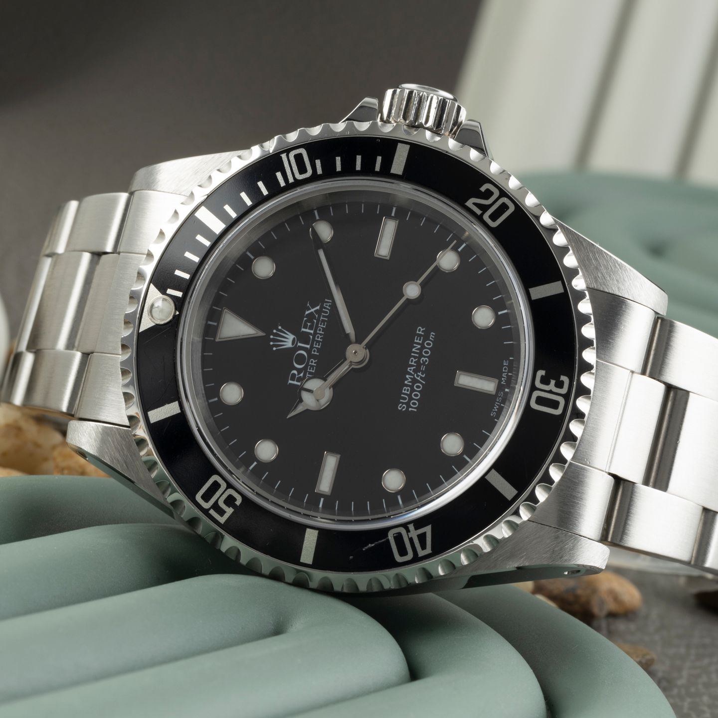 Rolex Submariner No Date 14060M (Onbekend (willekeurig serienummer)) - Zwart wijzerplaat 40mm Staal (2/8)