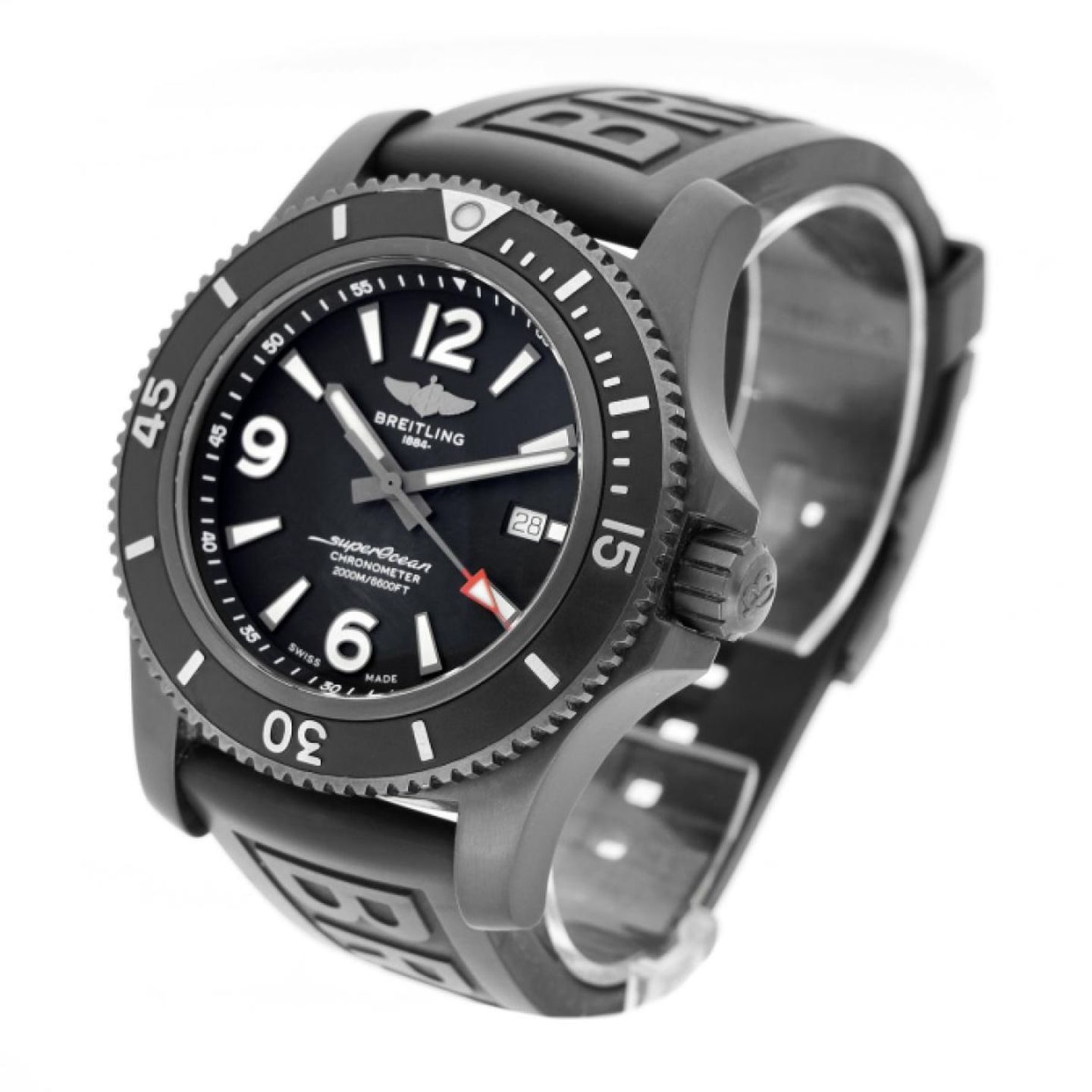 Breitling Superocean M17368B71B1S1 (2020) - Black dial 46 mm Steel case (2/5)