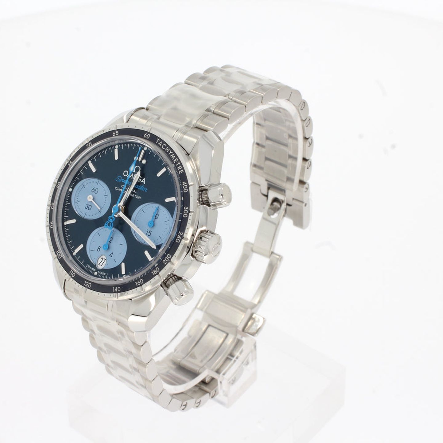 Omega Speedmaster 324.30.38.50.03.002 (2024) - Blauw wijzerplaat 38mm Staal (2/5)