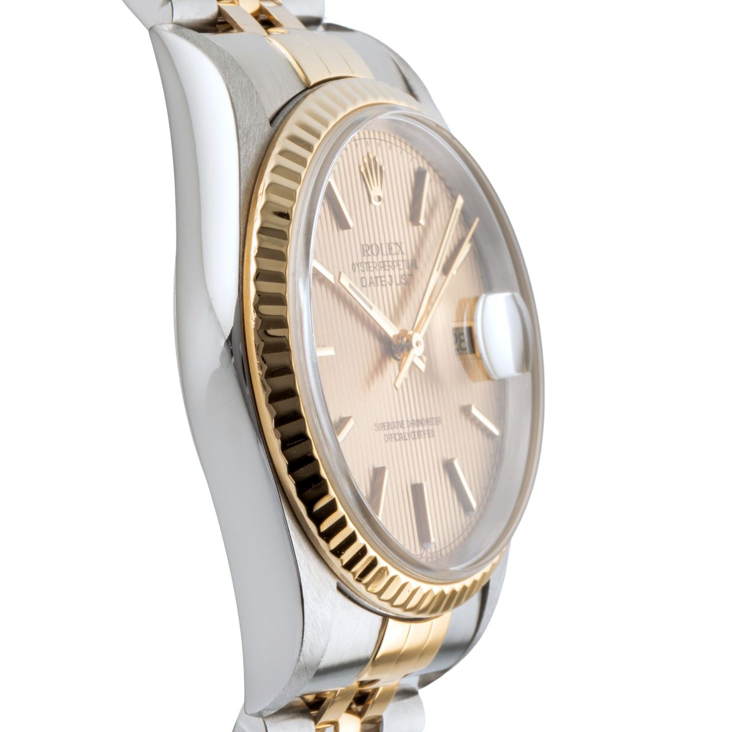 Rolex Datejust 36 16233 (2001) - 36mm Goud/Staal (7/8)