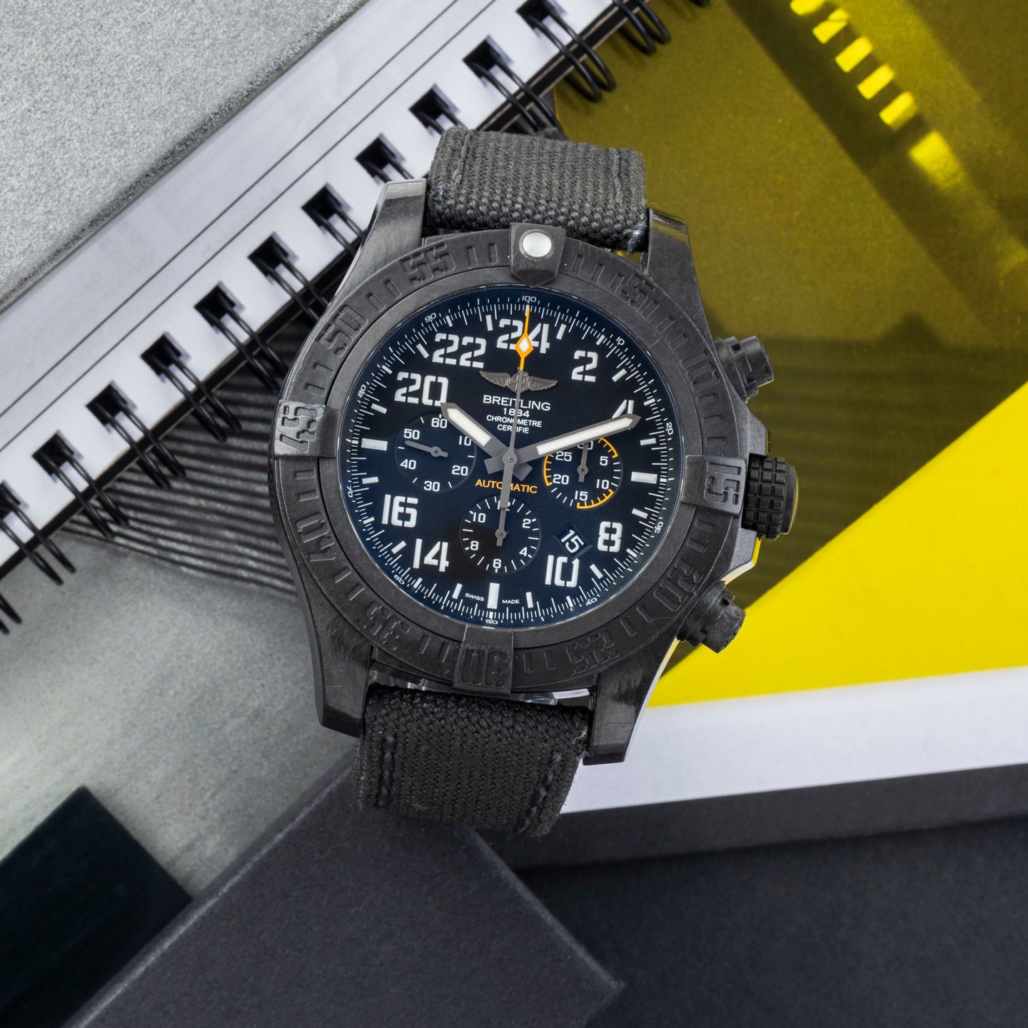 Breitling Avenger Hurricane XB1210E4/BE89 (Unknown (random serial)) - Black dial 50 mm Plastic case (1/8)