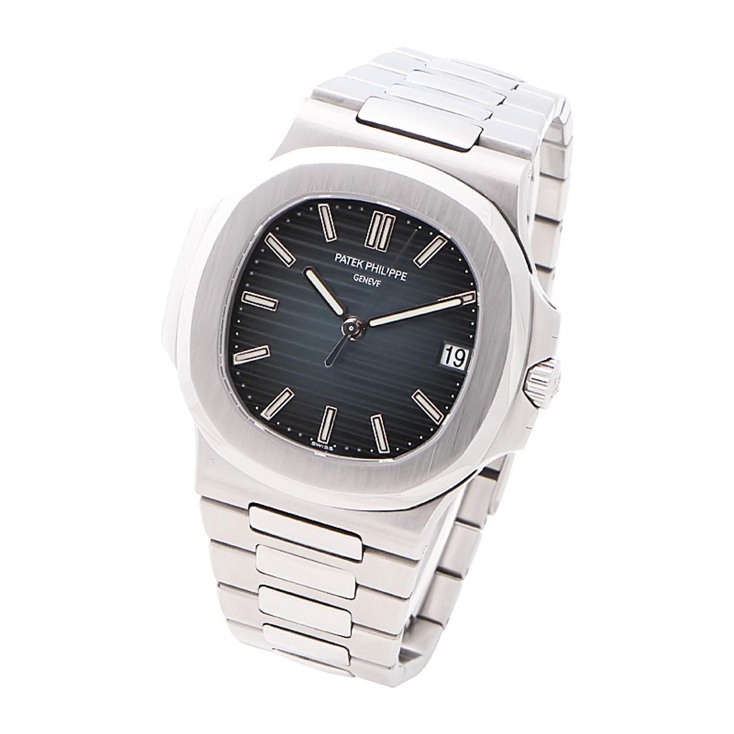 Patek Philippe Nautilus 5711/1A-010 (2019) - Blue dial 40 mm Steel case (2/3)