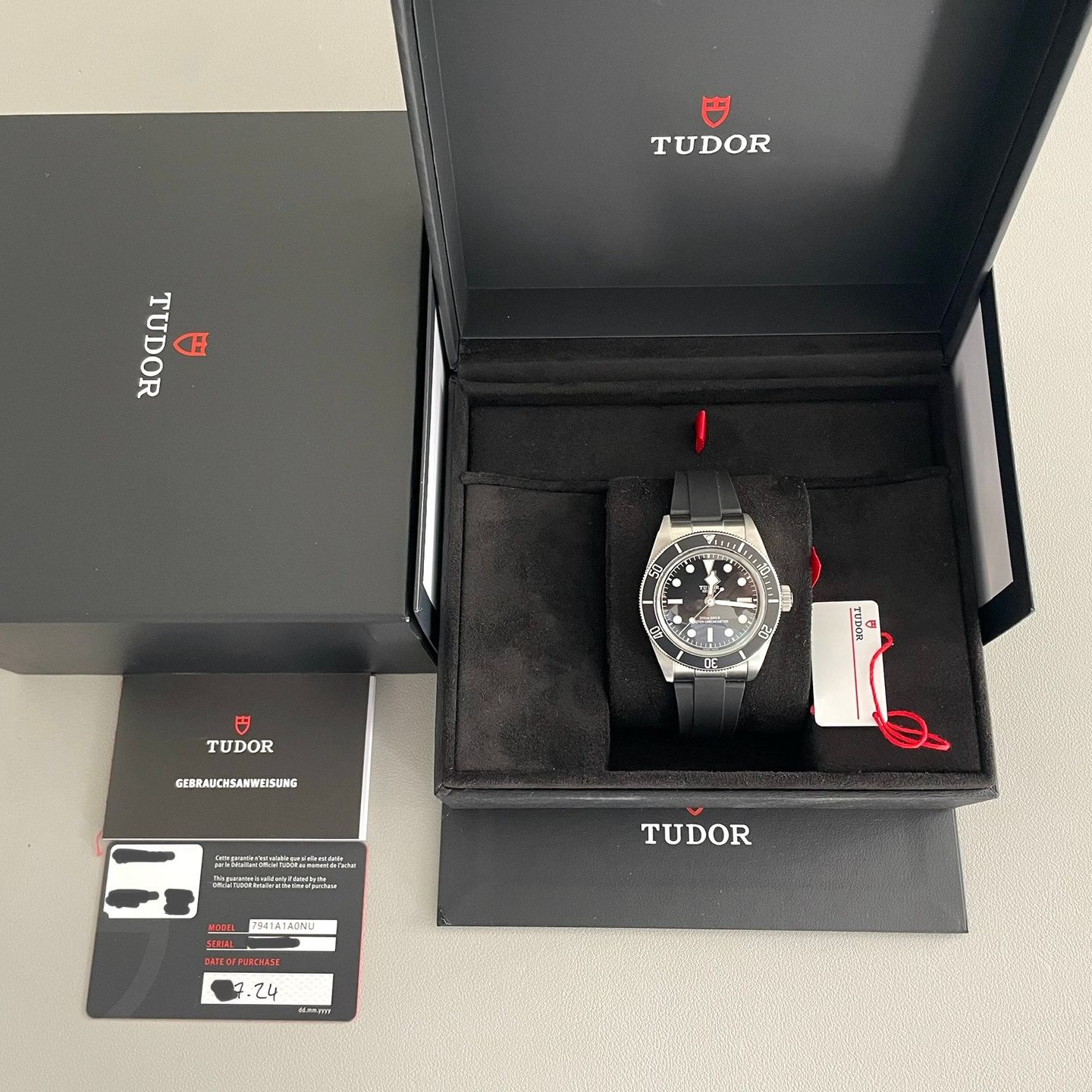 Tudor Black Bay 7941A1A0NU (2024) - Black dial 41 mm Steel case (2/7)