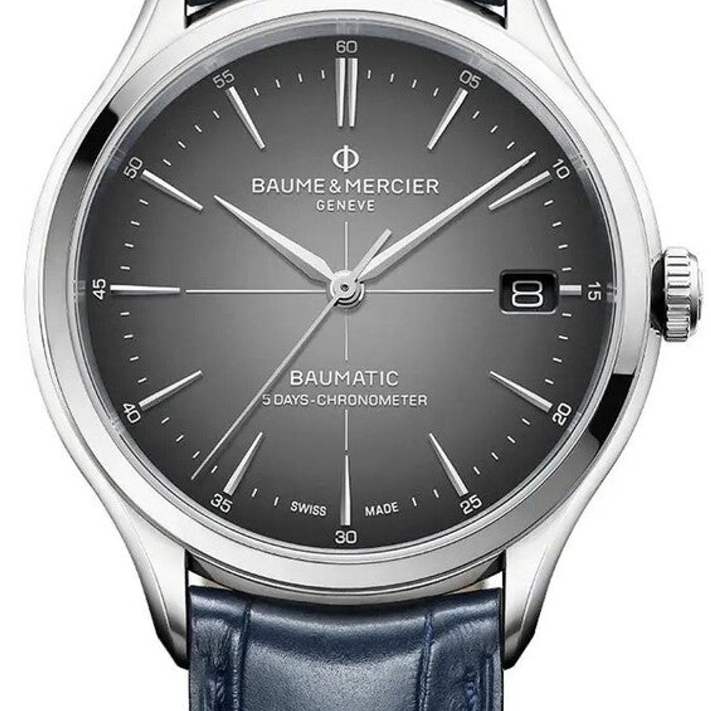 Baume & Mercier Clifton M0A10550 (2025) - Grey dial 40 mm Steel case (1/1)
