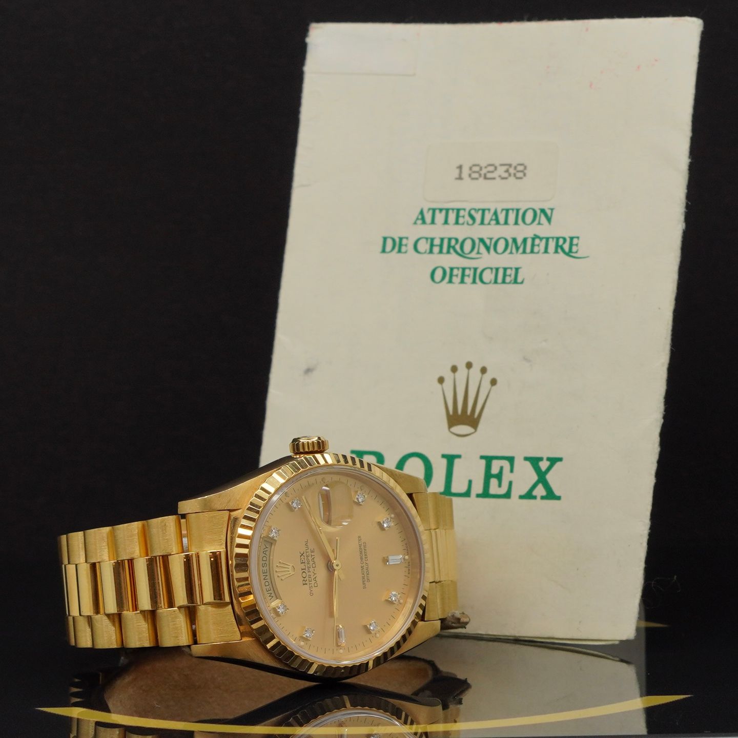 Rolex Day-Date 36 18238 (1995) - Goud wijzerplaat 36mm Geelgoud (5/7)