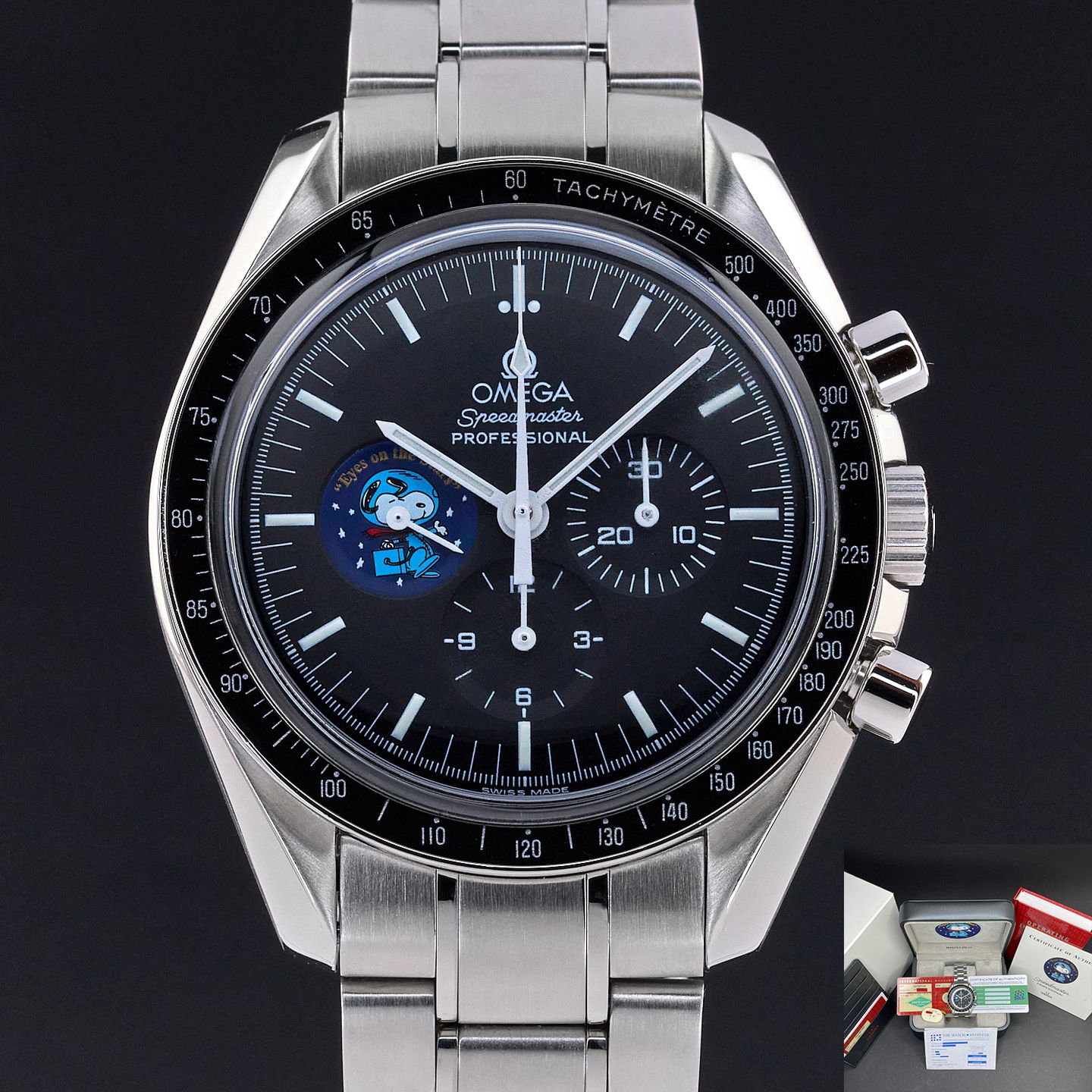 Omega Speedmaster Professional Moonwatch 3578.51.00 (2003) - Zwart wijzerplaat 42mm Staal (1/8)