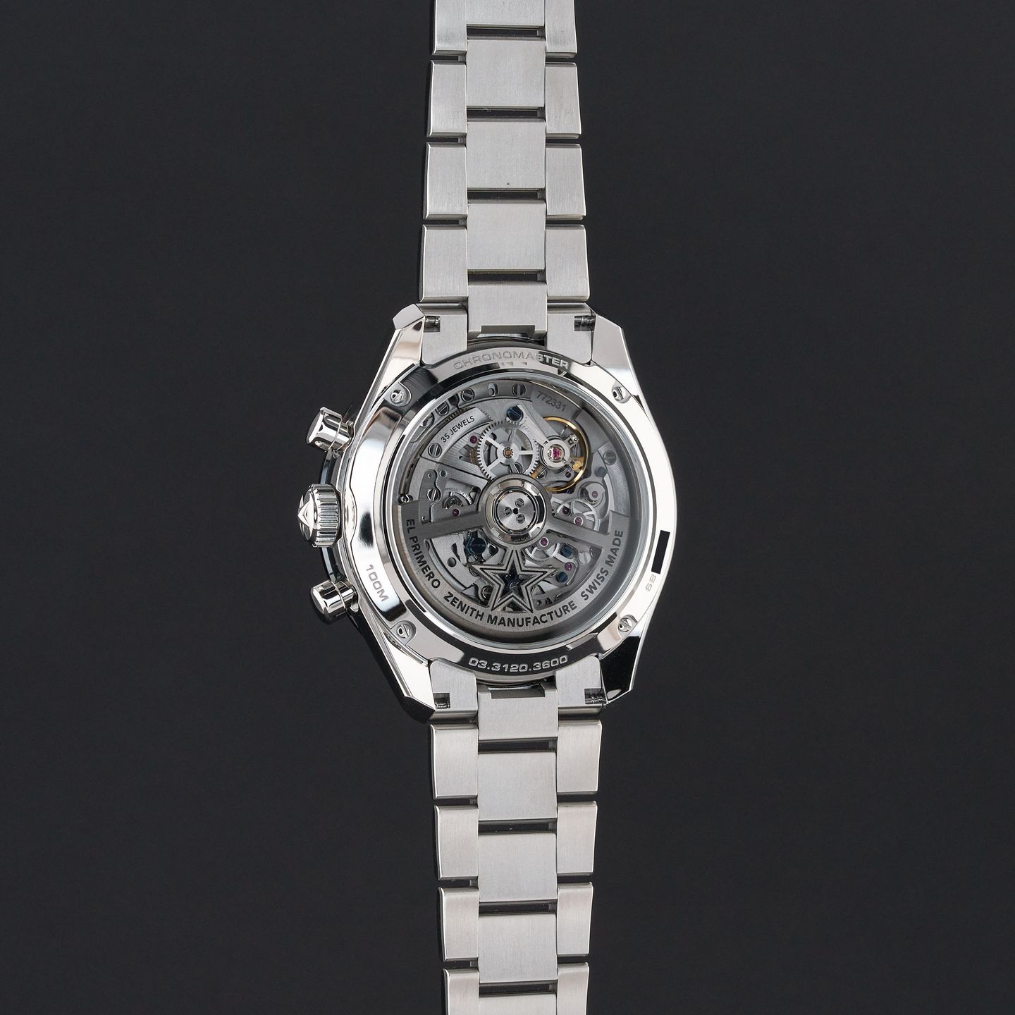 Zenith Chronomaster Sport 03.3120.3600/76.M3100 (2024) - Grey dial 41 mm Steel case (7/8)