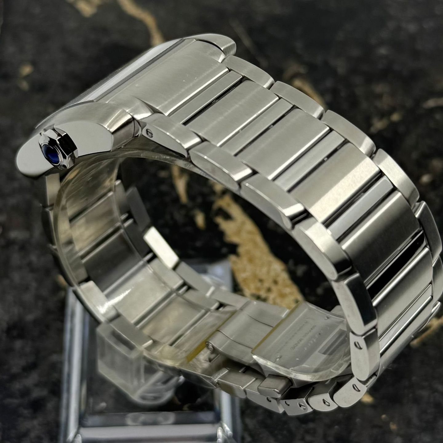 Cartier Tank Française WSTA0067 (2025) - Silver dial 31 mm Steel case (7/8)