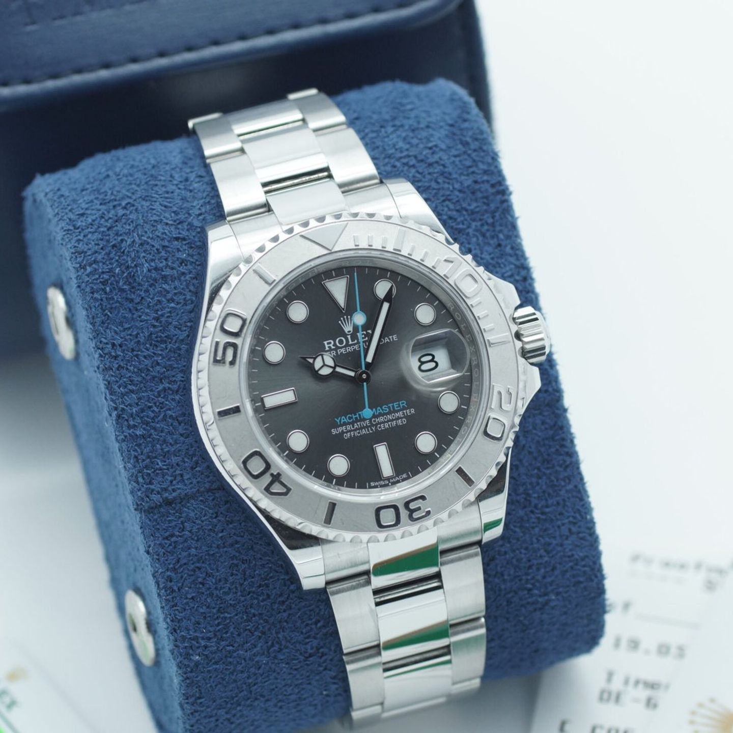 Rolex Yacht-Master 40 116622 (2018) - Grey dial 40 mm Steel case (1/8)