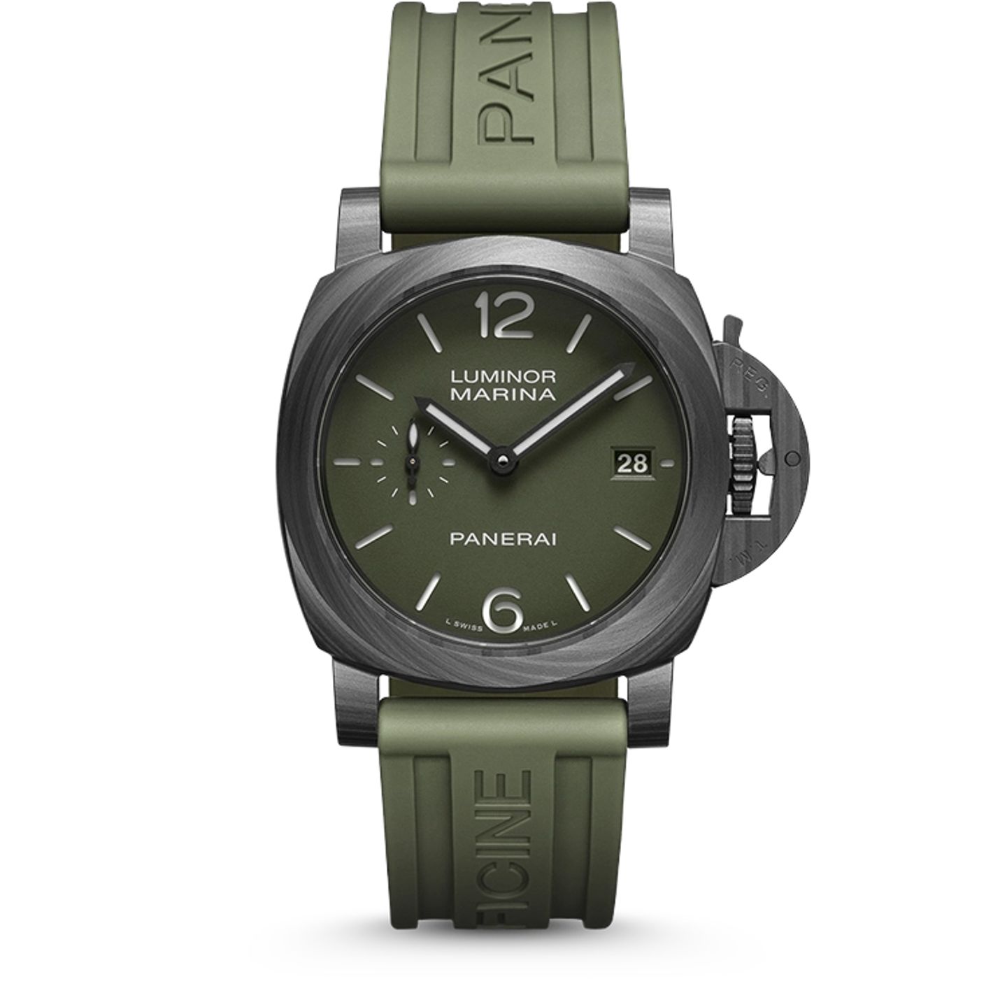Panerai Luminor PAM01526 (2025) - Green dial 40 mm Carbon case (1/1)