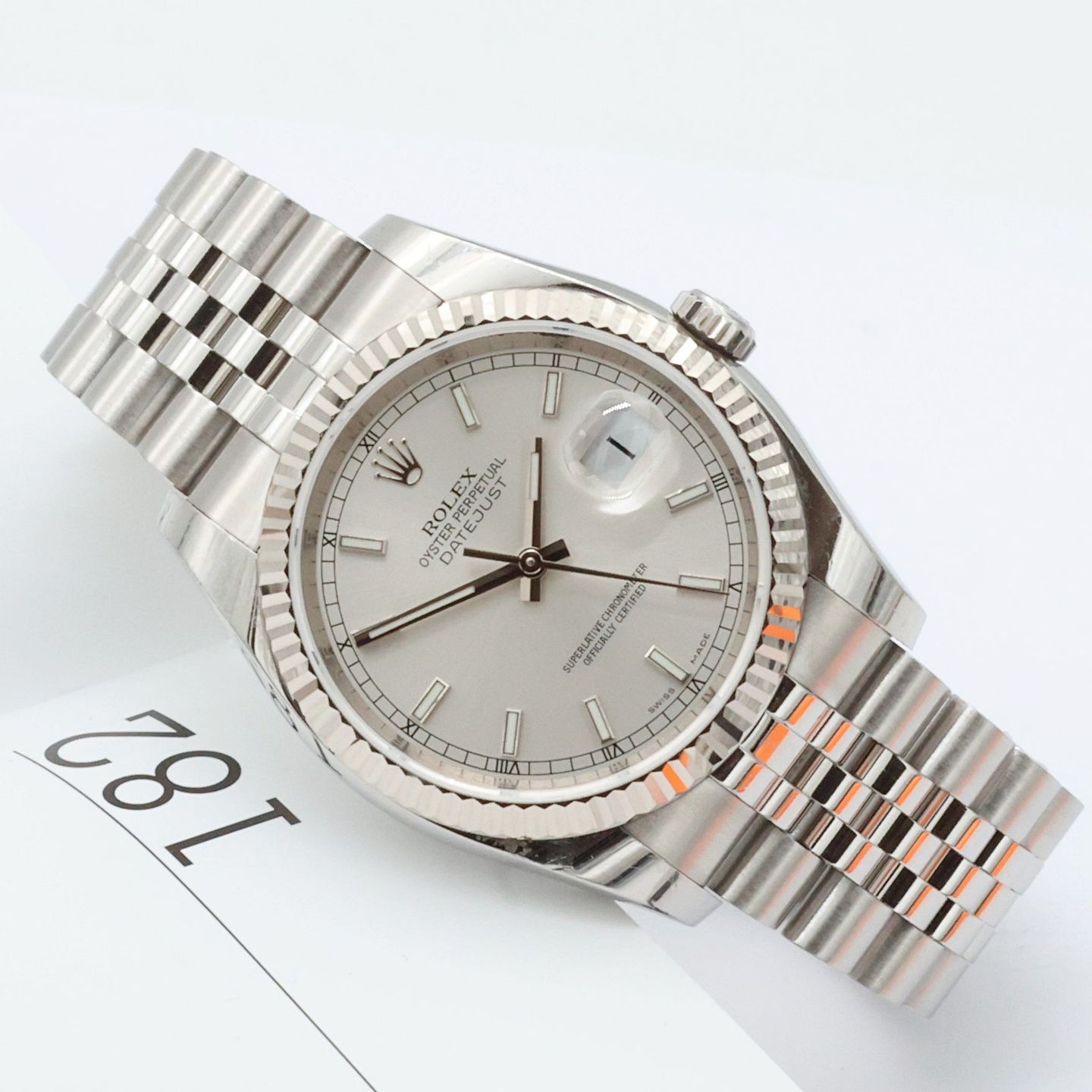 Rolex Datejust 36 116234 (Unknown (random serial)) - Silver dial 36 mm Steel case (7/8)