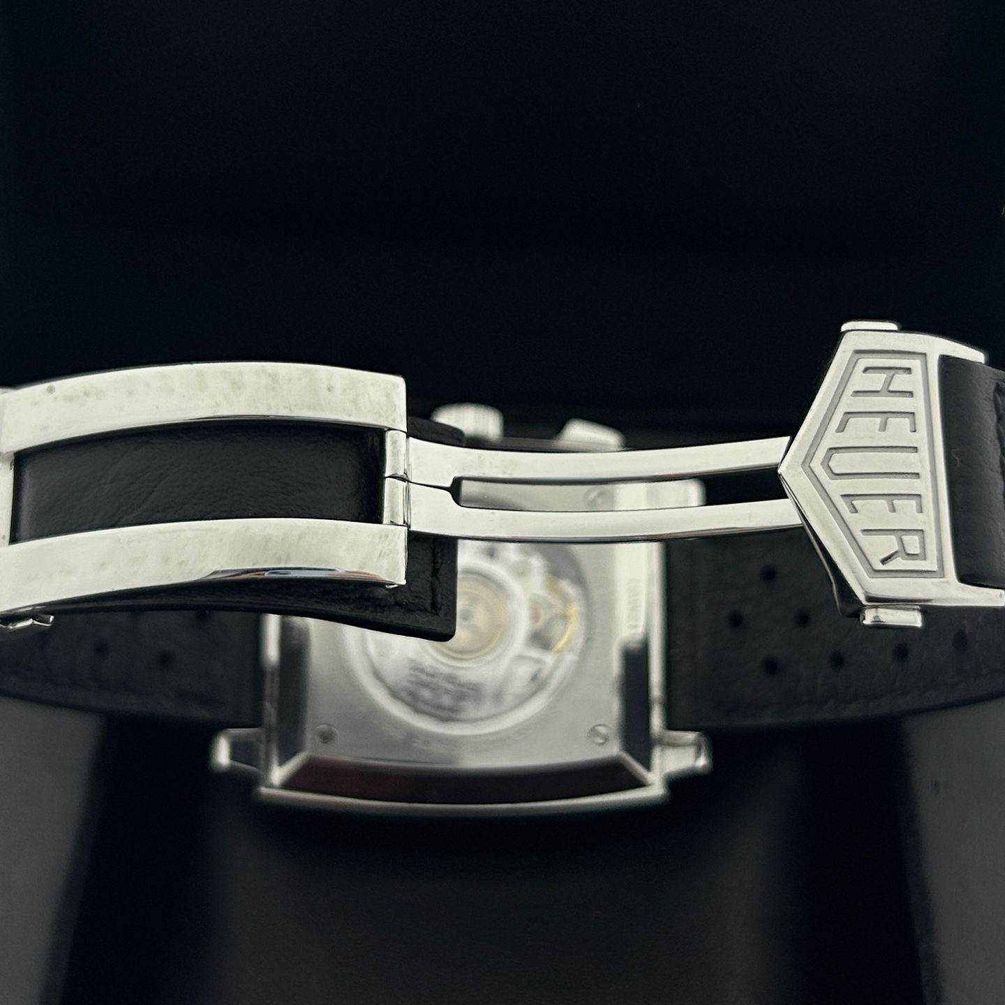 TAG Heuer Monaco Calibre 12 CAW2114.FT6021 (2017) - Zwart wijzerplaat 39mm Staal (6/8)