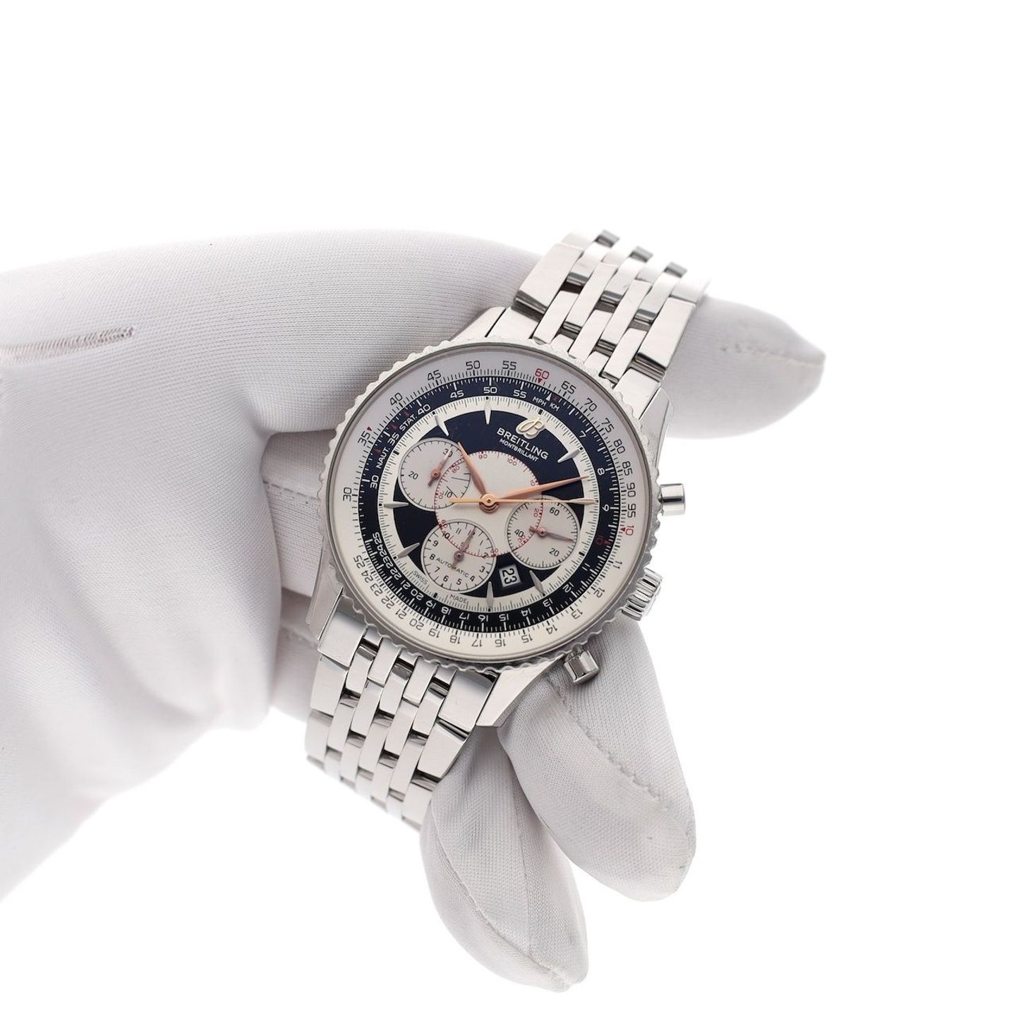 Breitling Montbrillant A41370 (2013) - 38mm Staal (7/8)