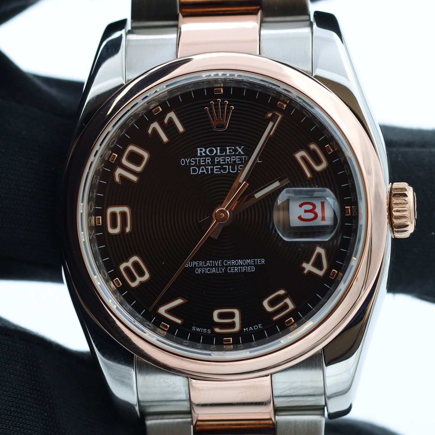 Rolex Datejust 36 116201 (Onbekend (willekeurig serienummer)) - Zwart wijzerplaat 36mm Goud/Staal (5/8)