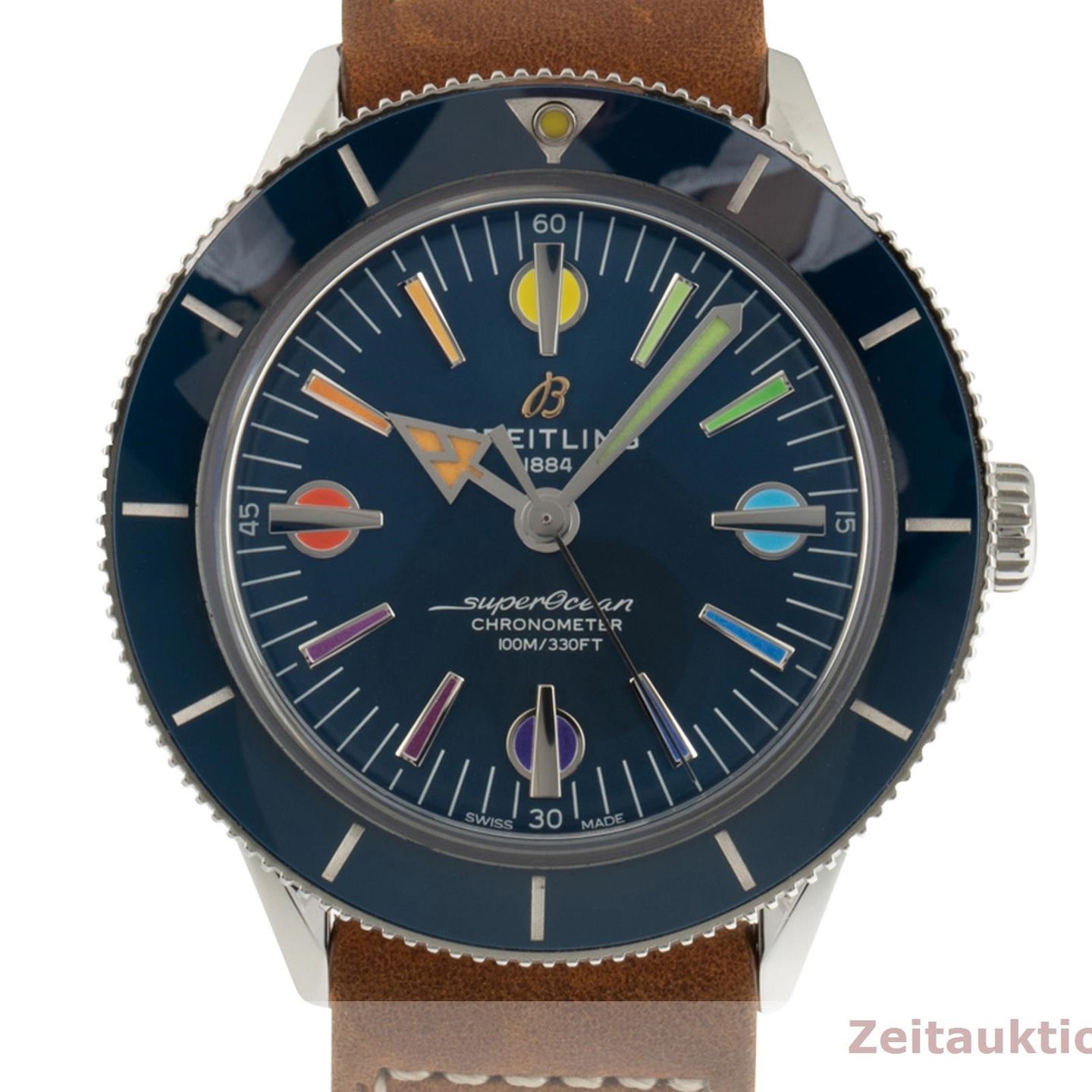 Breitling Superocean Heritage A103702A1C1X2 (Unknown (random serial)) - Blue dial 42 mm Steel case (8/8)