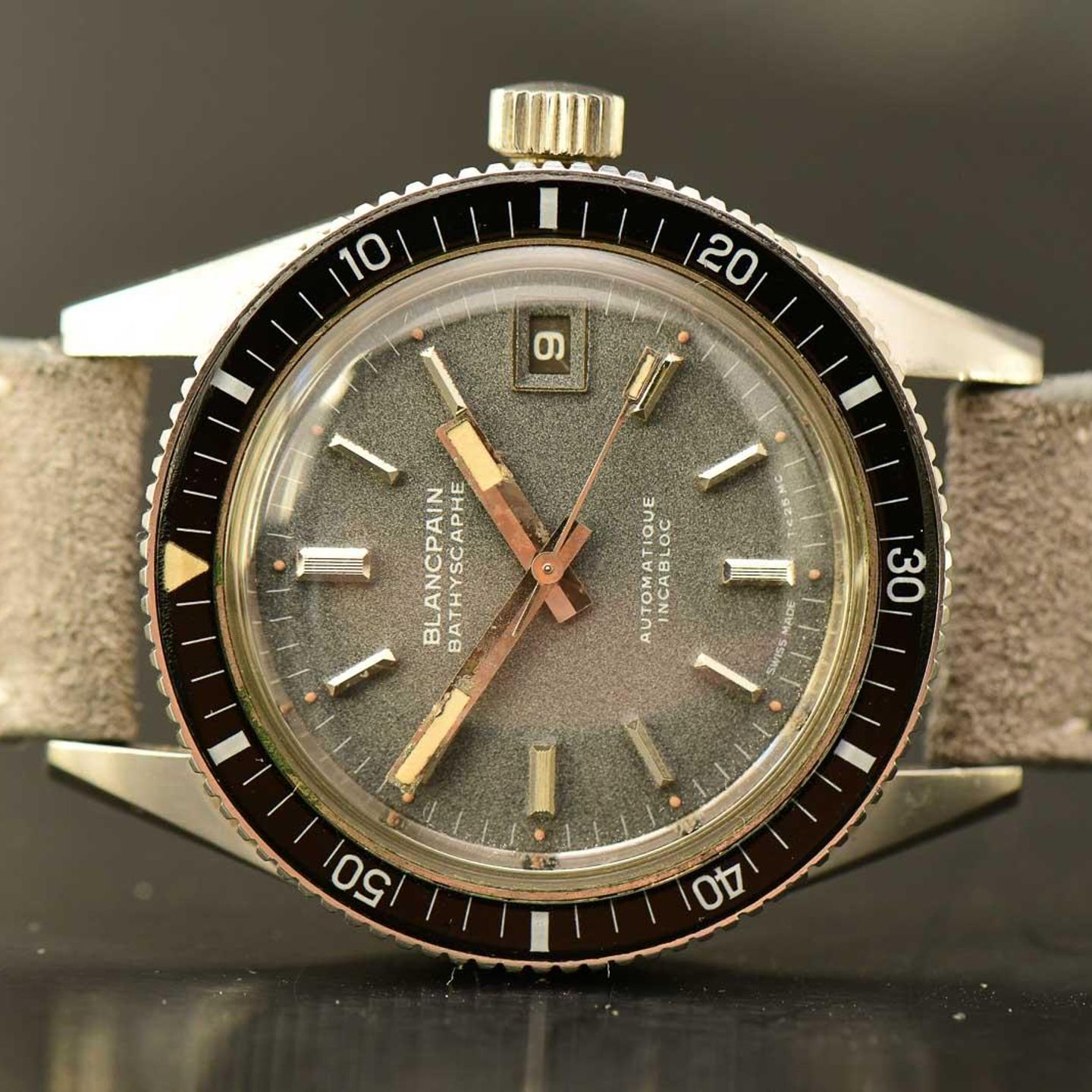 Blancpain Vintage Unknown (1960) - Grey dial 37 mm Unknown case (5/8)