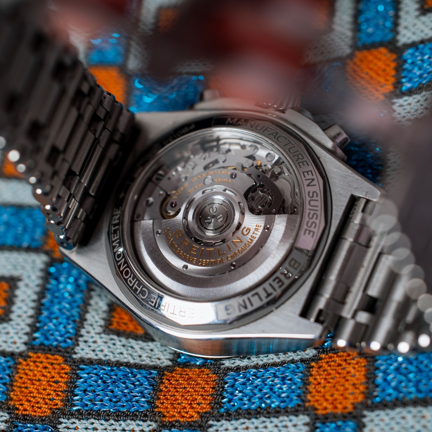 Breitling Chronomat 42 PB0134101C1S1 (2023) - Blue dial 42 mm Steel case (7/7)