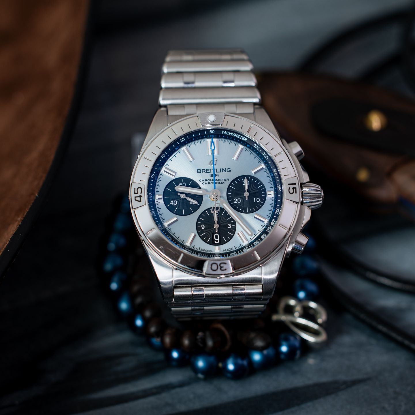 Breitling Chronomat 42 PB0134101C1S1 (2023) - Blue dial 42 mm Steel case (1/7)