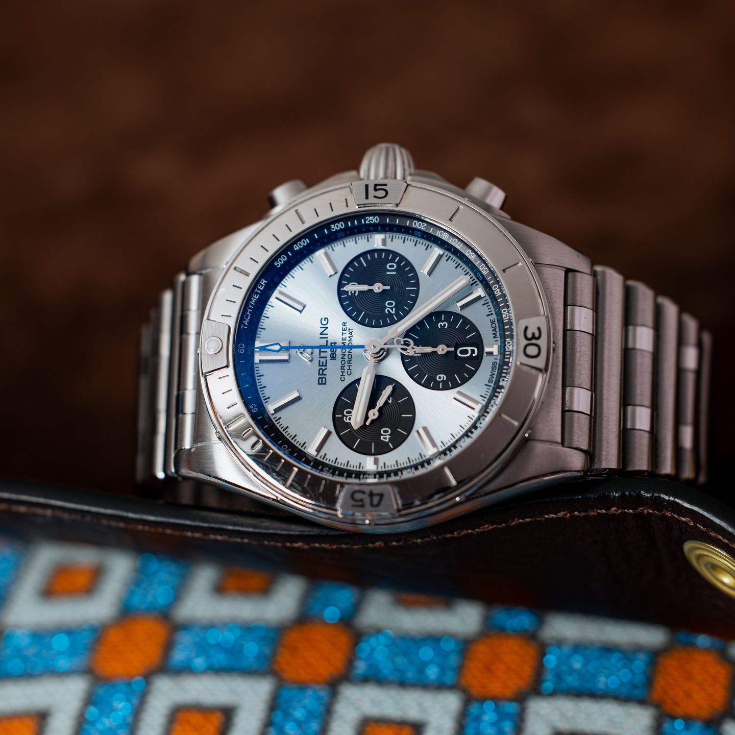 Breitling Chronomat 42 PB0134101C1S1 (2023) - Blue dial 42 mm Steel case (3/7)