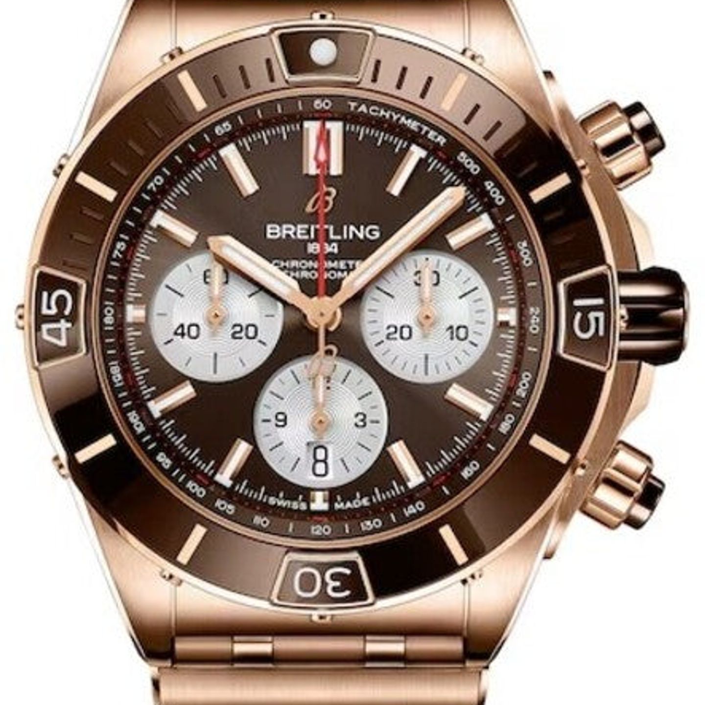 Breitling Chronomat RB0136E31Q1R1 (2025) - Brons wijzerplaat 44mm Roodgoud (1/1)