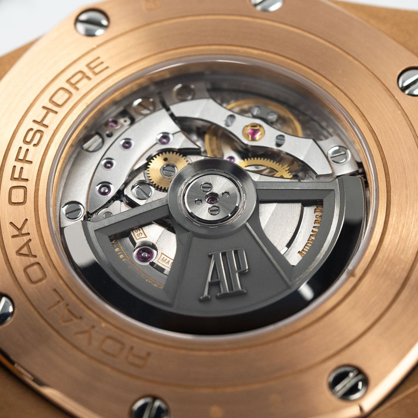 Audemars Piguet Royal Oak Offshore Chronograph 26400RO.OO.A002CA.01 (2015) - Black dial 44 mm Rose Gold case (5/6)