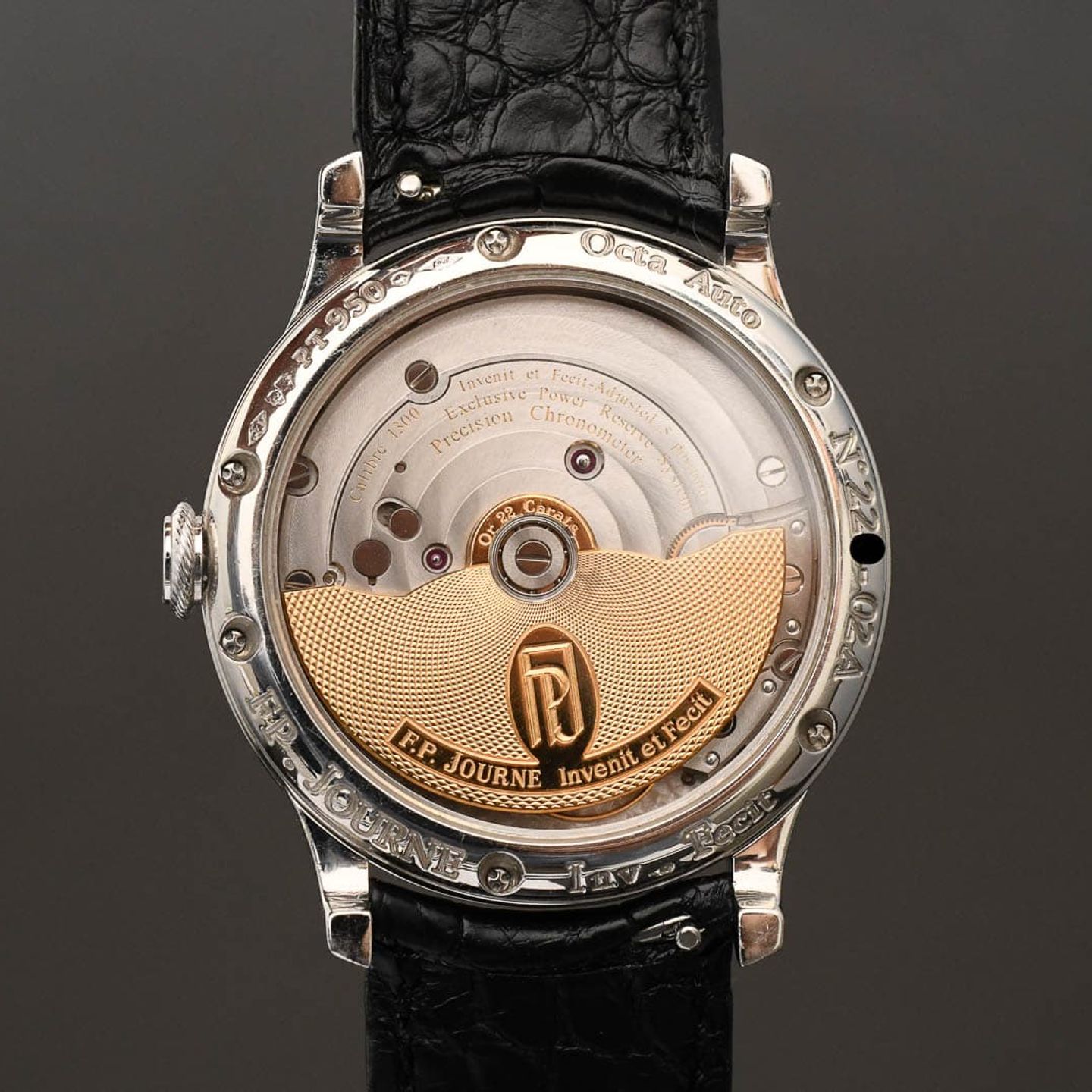 F.P. Journe Octa Unknown (2002) - Pink dial Unknown Platinum case (2/8)