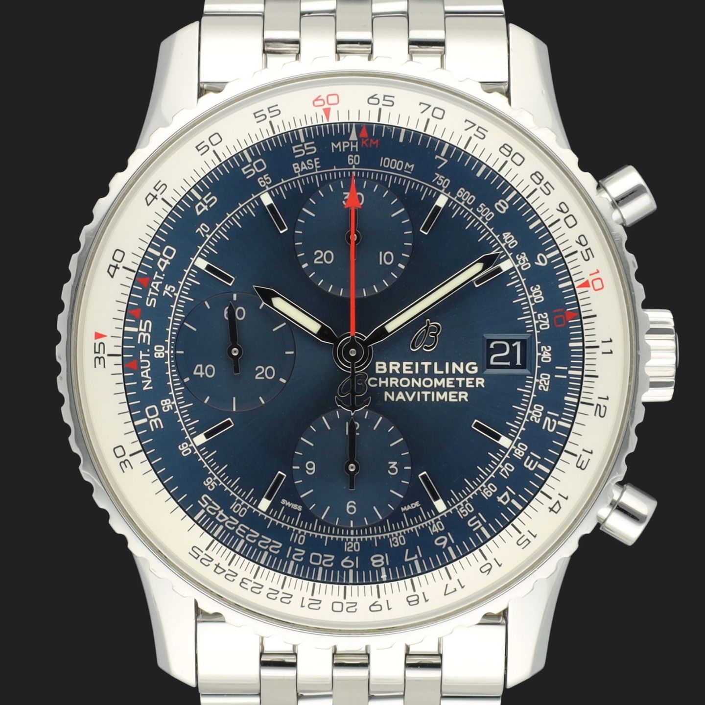 Breitling Navitimer A13324121C1X1 (2019) - 41mm Staal (3/8)
