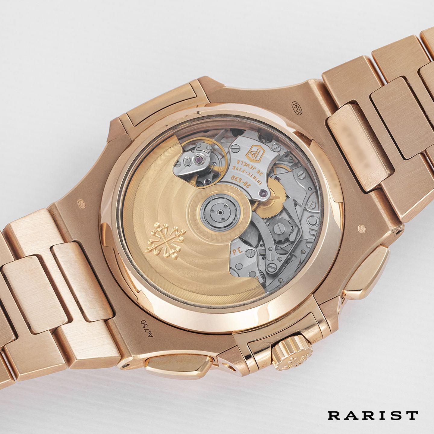 Patek Philippe Nautilus 5980/1R-001 (Unknown (random serial)) - Black dial 41 mm Rose Gold case (4/7)