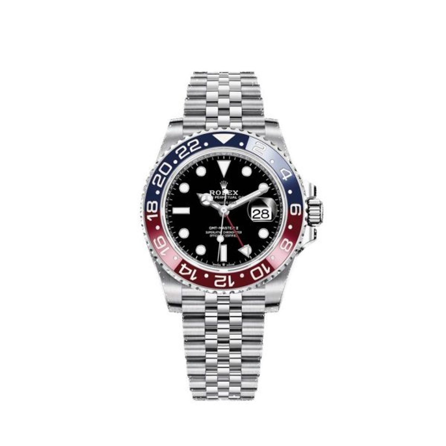 Rolex GMT-Master II 126710BLRO (Onbekend (willekeurig serienummer)) - Zwart wijzerplaat 40mm Staal (1/1)