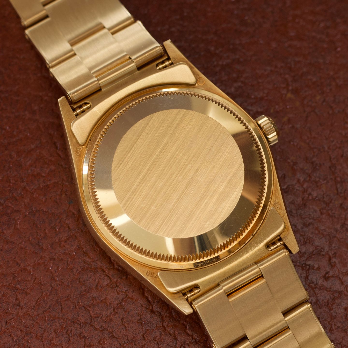 Rolex Oyster Perpetual Date 15238 (2005) - Gold dial 34 mm Yellow Gold case (6/8)