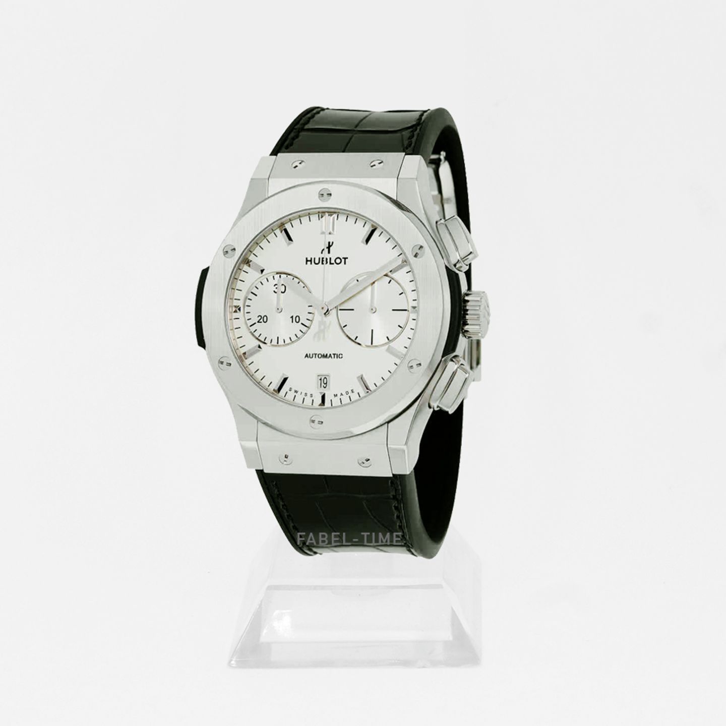 Hublot Classic Fusion Chronograph 521.NX.2611.LR (2024) - Silver dial 45 mm Titanium case (1/1)