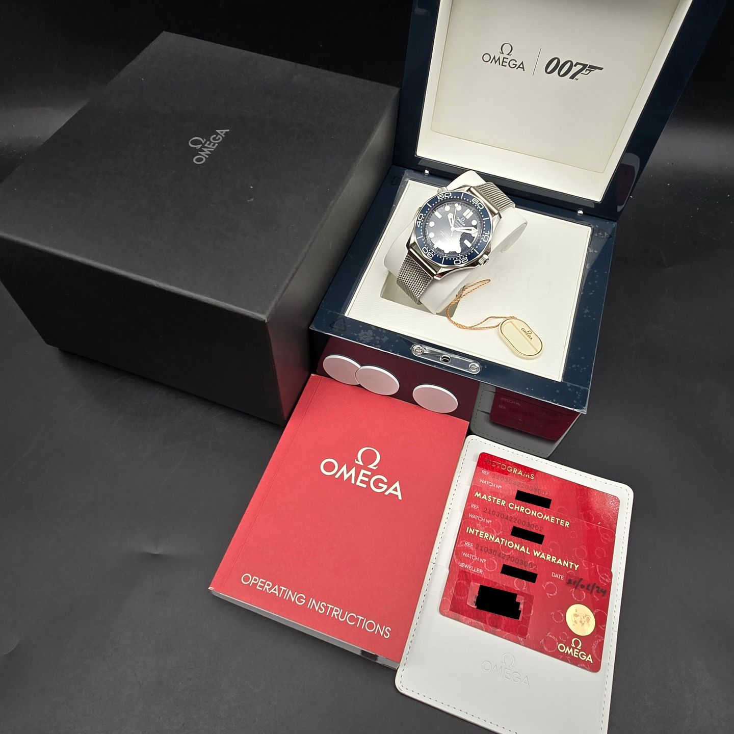 Omega Seamaster Diver 300 M 210.30.42.20.03.002 (2024) - Blue dial 42 mm Steel case (8/8)