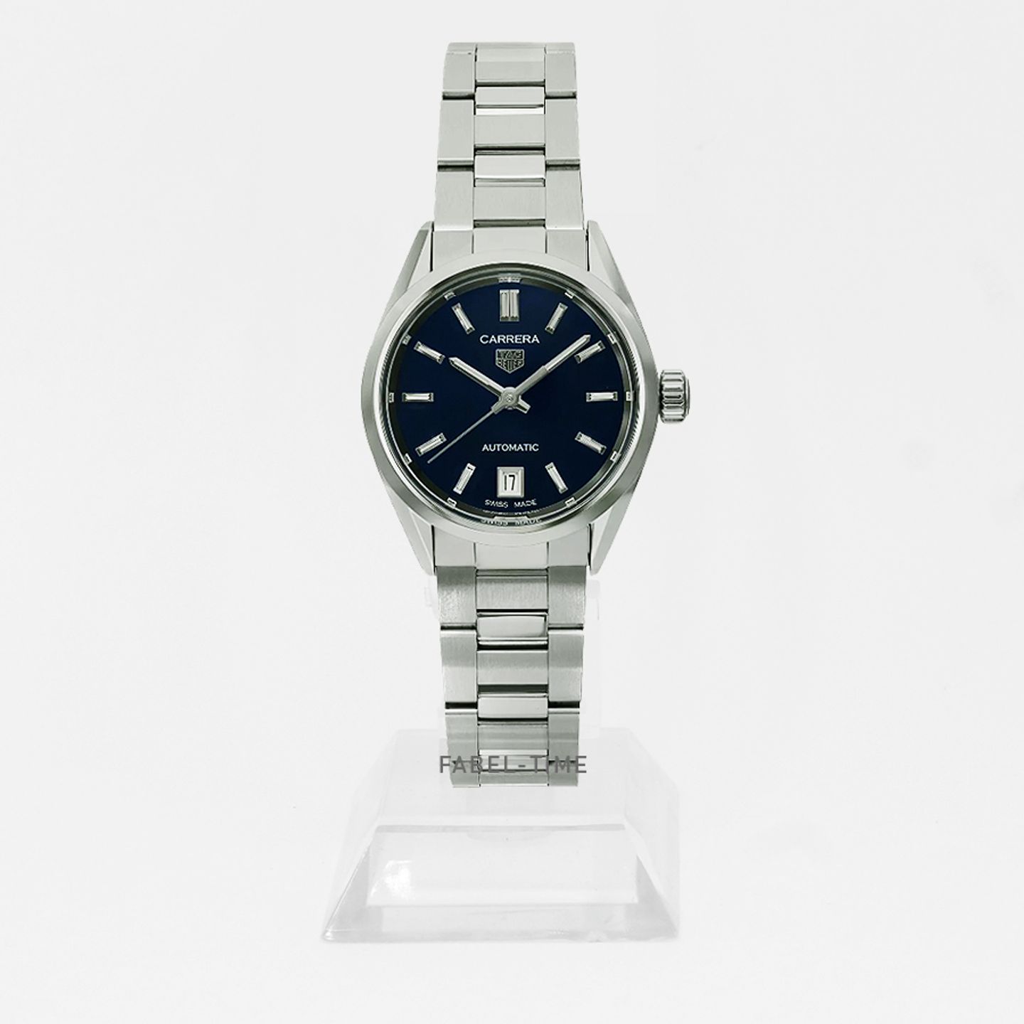 TAG Heuer Carrera Lady wbn2411.ba0621 (2024) - Blauw wijzerplaat 29mm Staal (1/1)