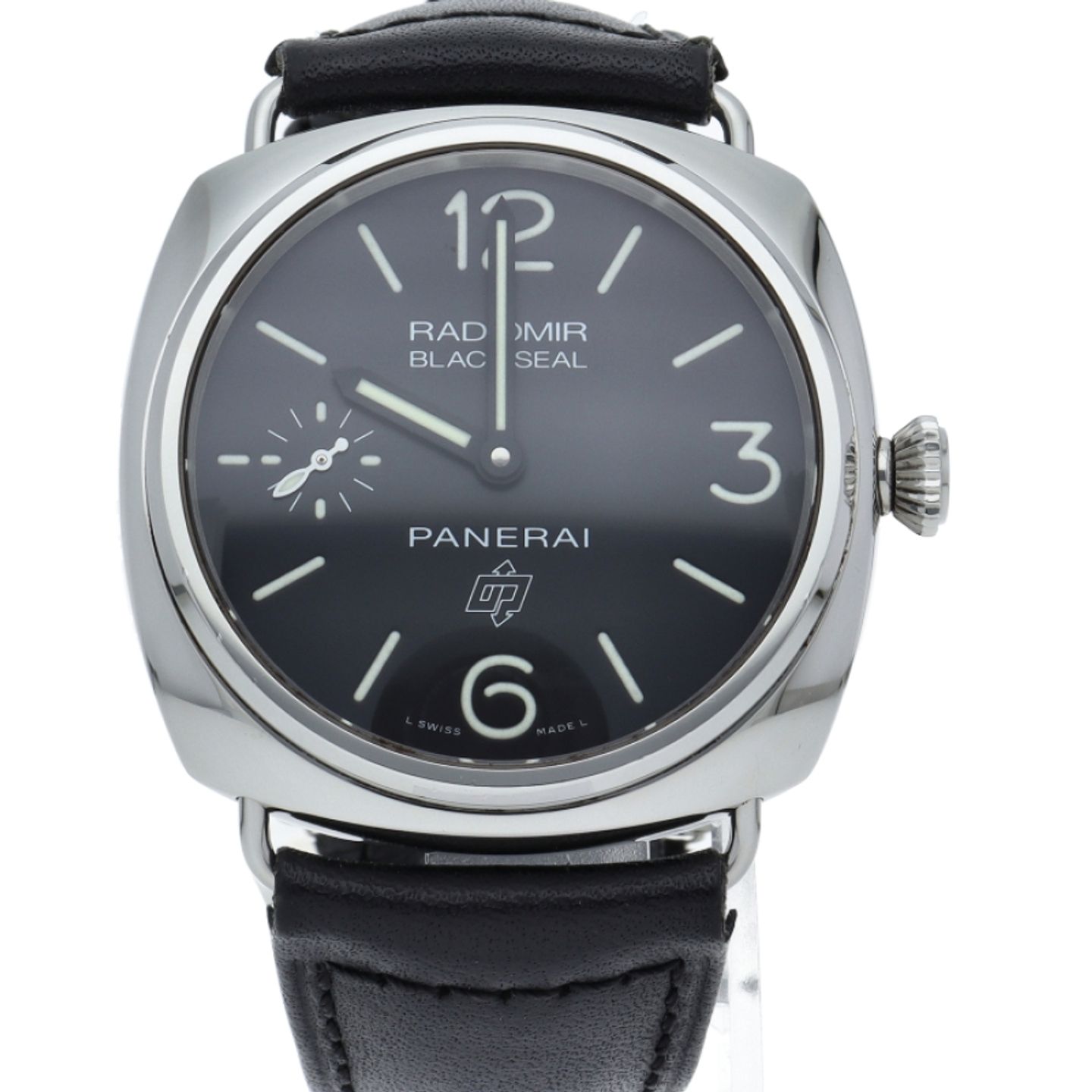 Panerai Radiomir Black Seal PAM00380 (Unknown (random serial)) - Black dial 45 mm Steel case (1/5)