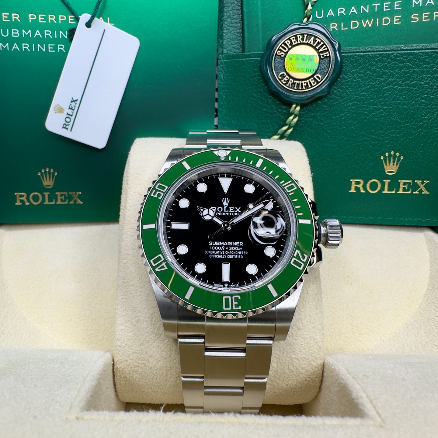 Rolex Submariner Date 126610LV (2024) - Zwart wijzerplaat 41mm Staal (2/8)