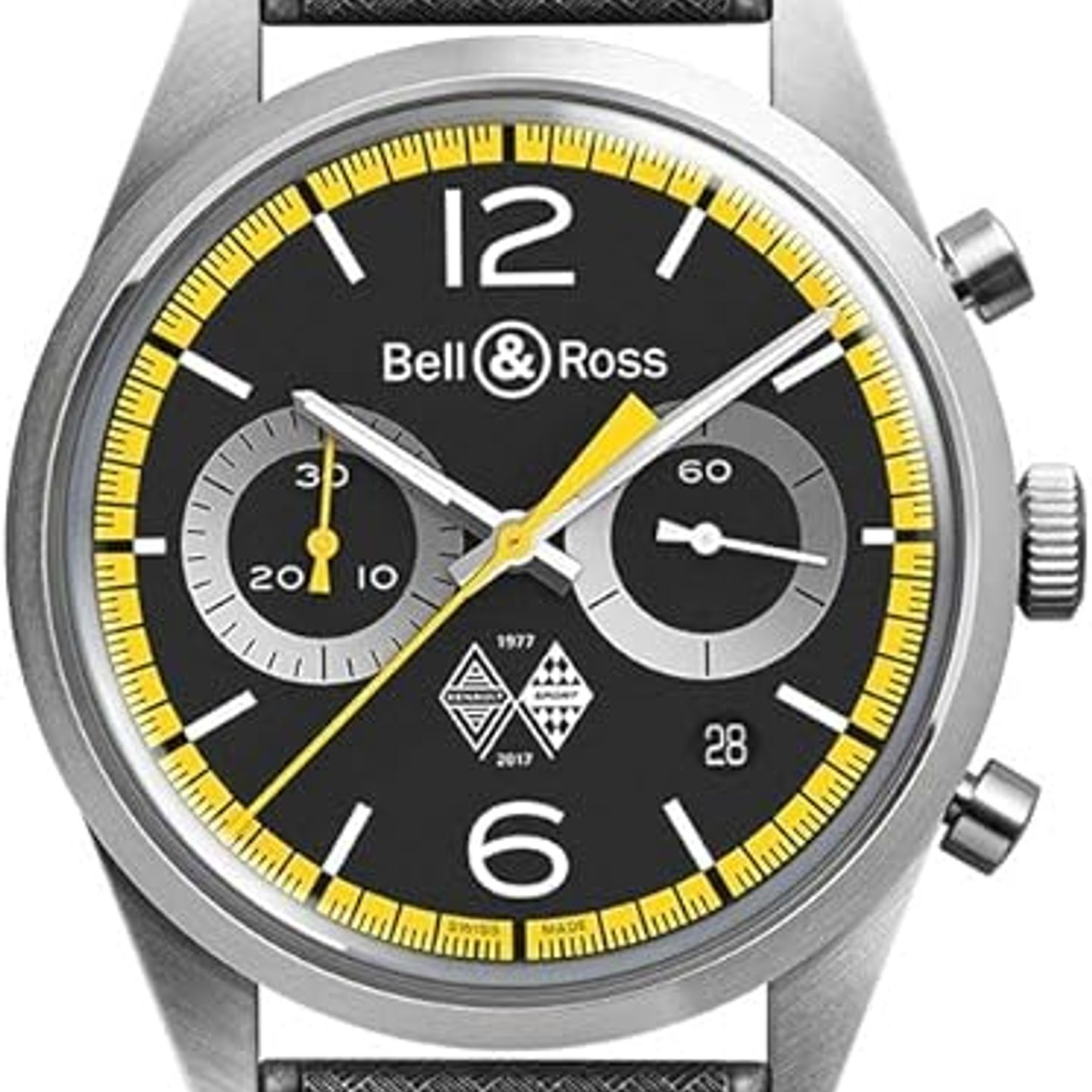 Bell & Ross Vintage BRV126-RS40-ST/SRB (2025) - Black dial 41 mm Steel case (1/1)