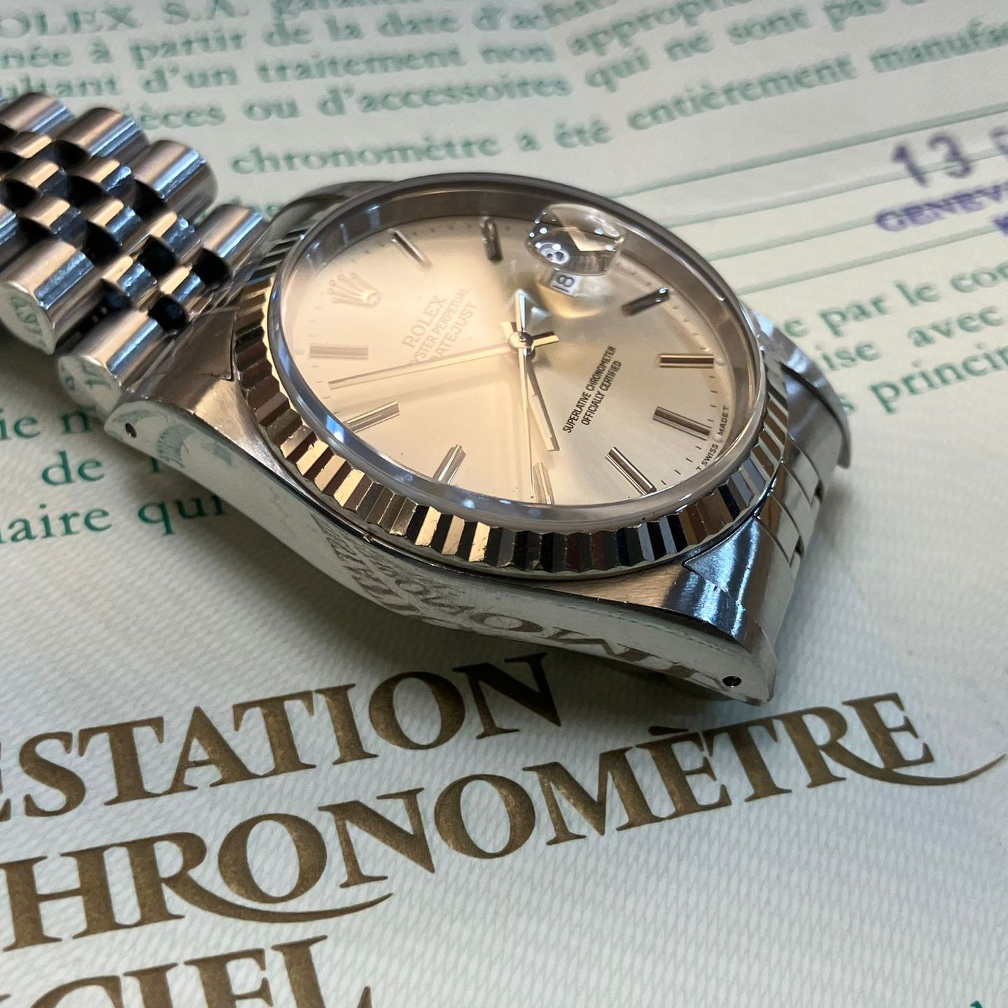 Rolex Datejust 36 16234 (1991) - Zilver wijzerplaat 36mm Staal (4/4)