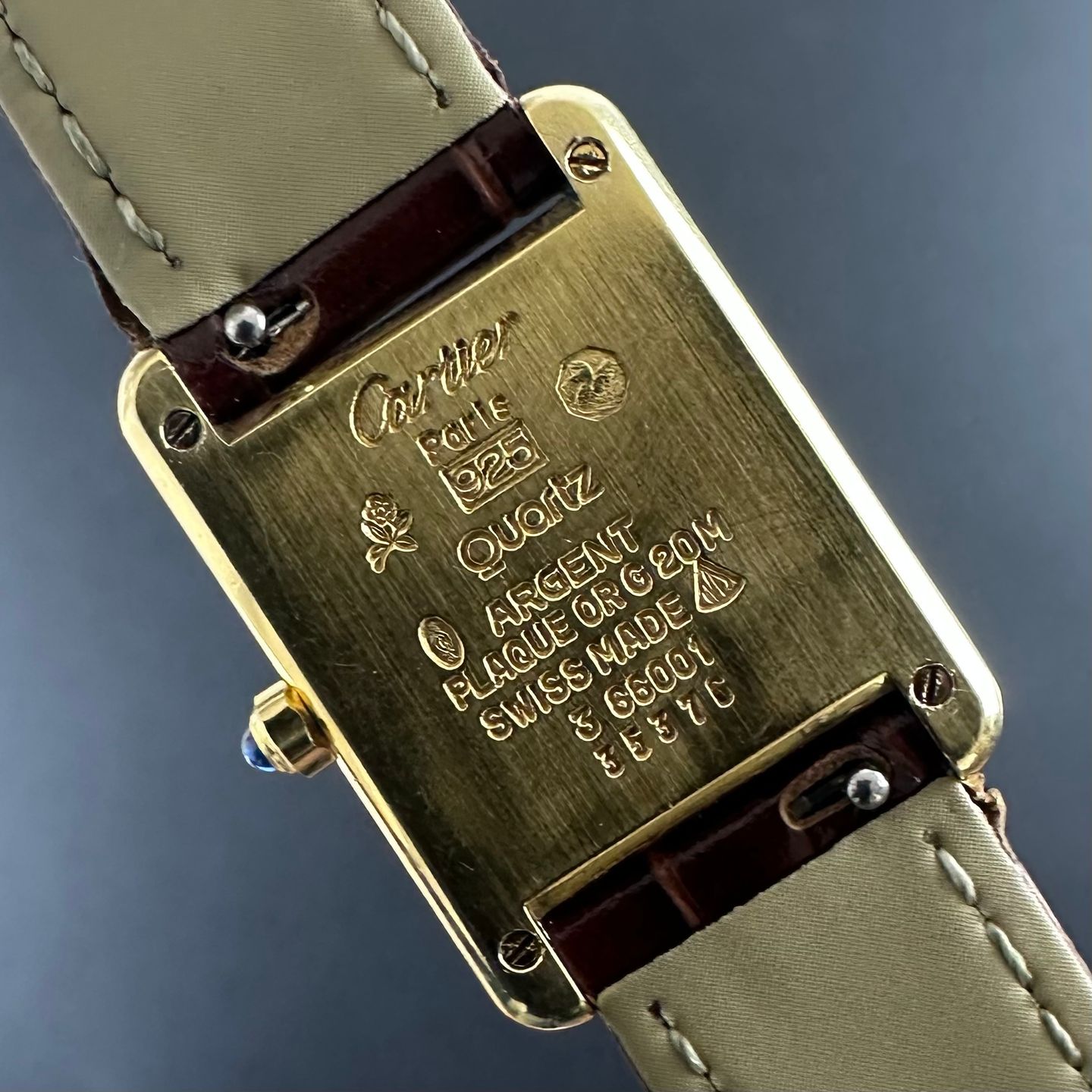 Cartier Tank Vermeil 366001 - (4/8)