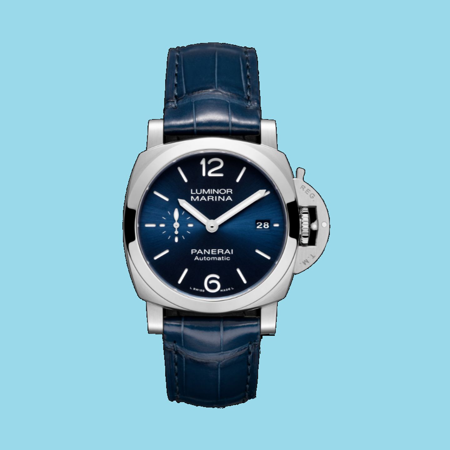 Panerai Luminor Marina PAM01316 (2024) - Blauw wijzerplaat 44mm Staal (1/1)