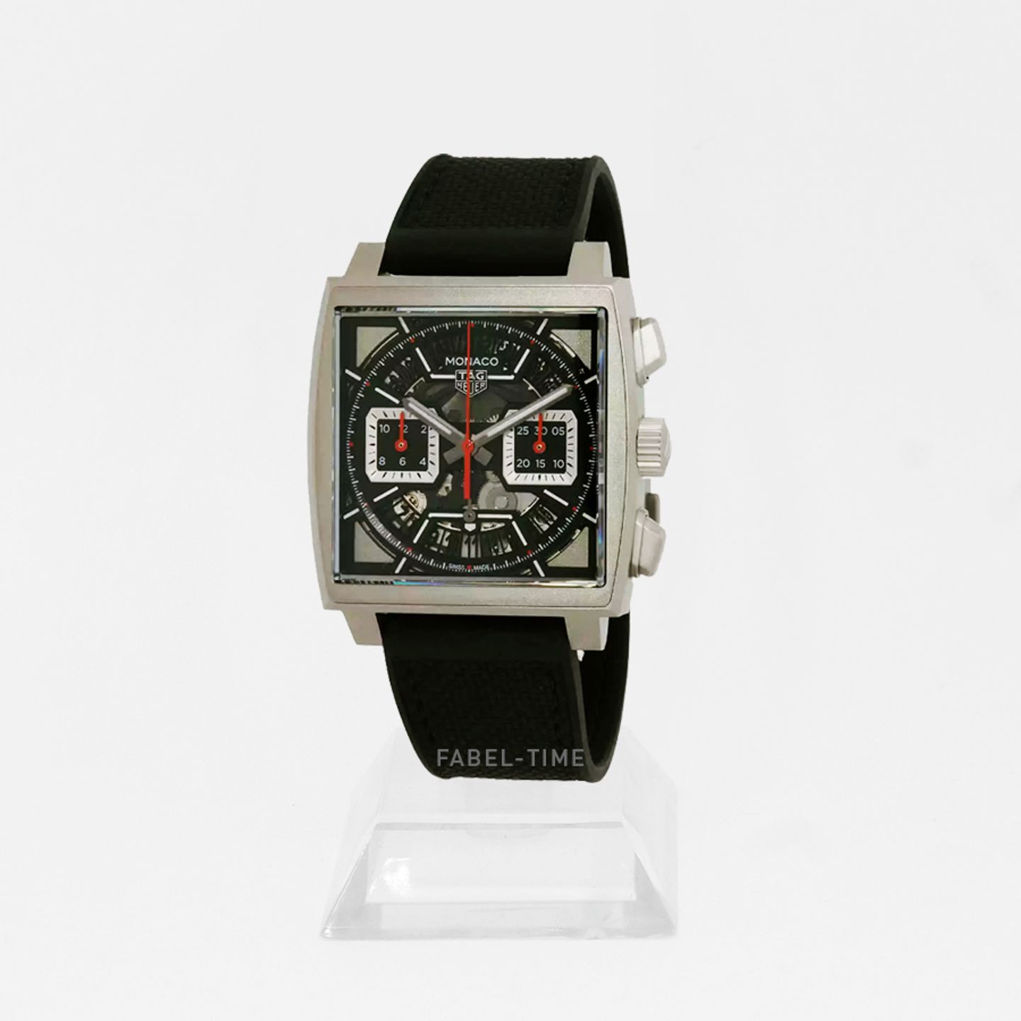 TAG Heuer Monaco CBL2183.FT6236 (2024) - Zwart wijzerplaat 39mm Titanium (1/1)