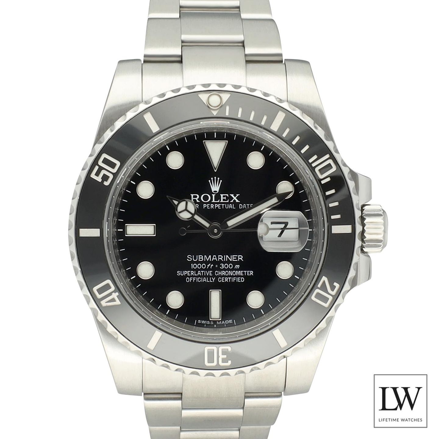 Rolex Submariner Date 116610LN (Unknown (random serial)) - Black dial 40 mm Steel case (1/6)