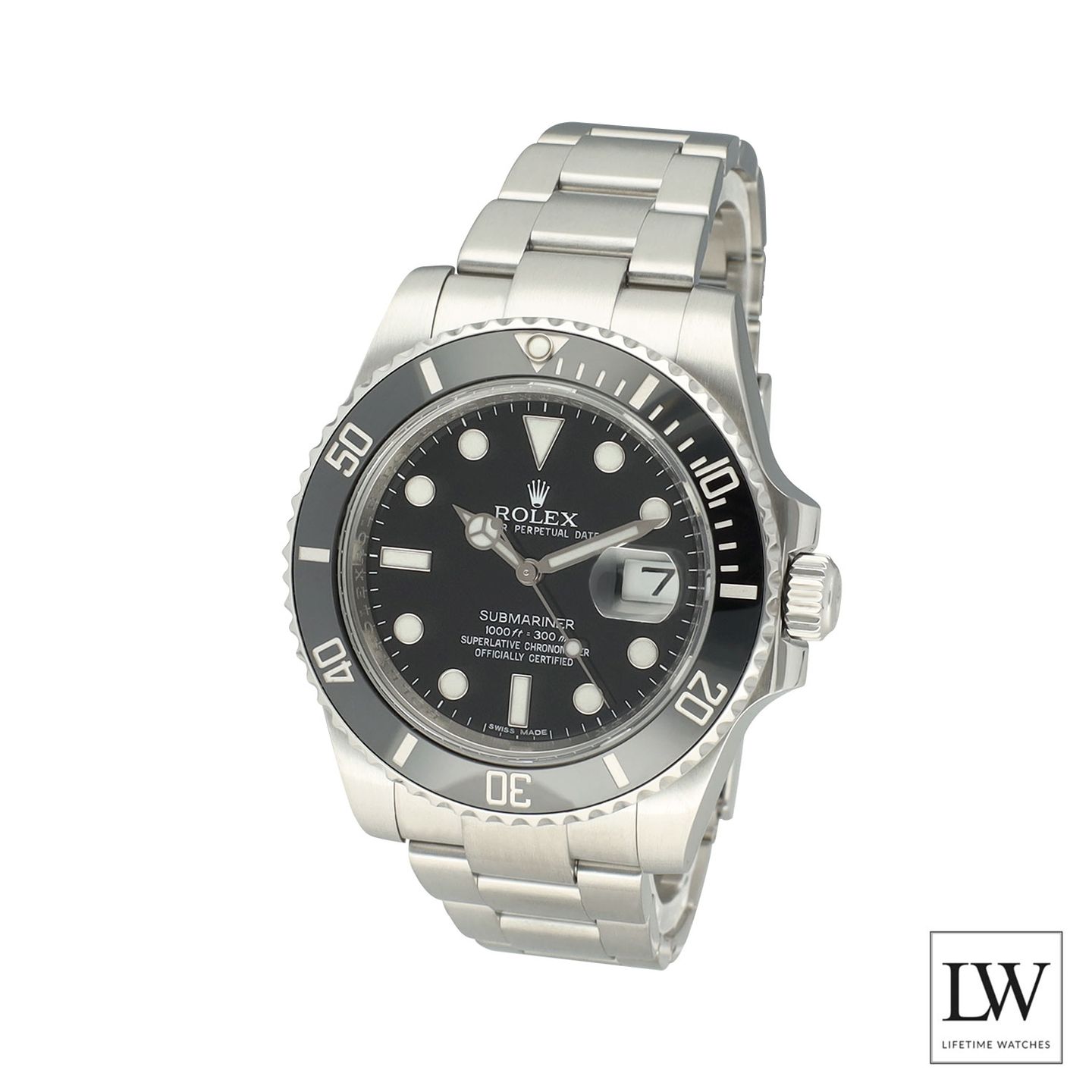 Rolex Submariner Date 116610LN (Unknown (random serial)) - Black dial 40 mm Steel case (3/6)