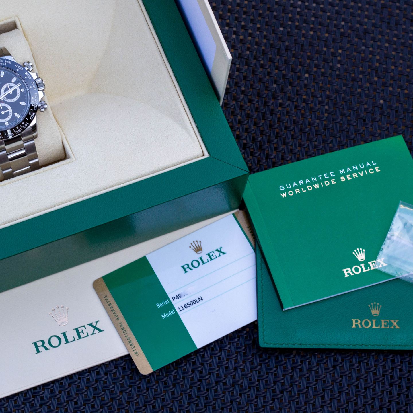 Rolex Daytona 116500LN (2020) - Zwart wijzerplaat 40mm Staal (2/8)