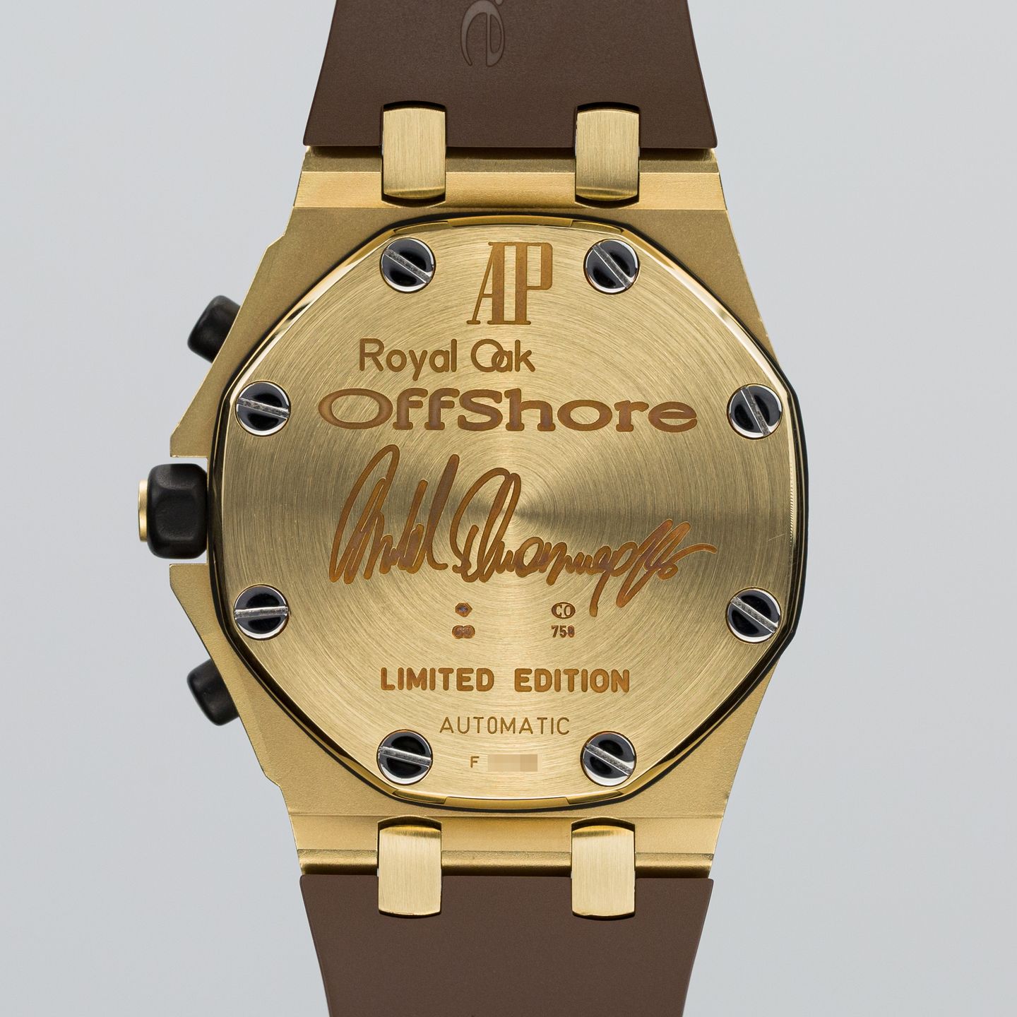 Audemars Piguet Royal Oak Offshore 26007BA.OO.D088CR.01 (2014) - Brown dial 42 mm Yellow Gold case (4/8)